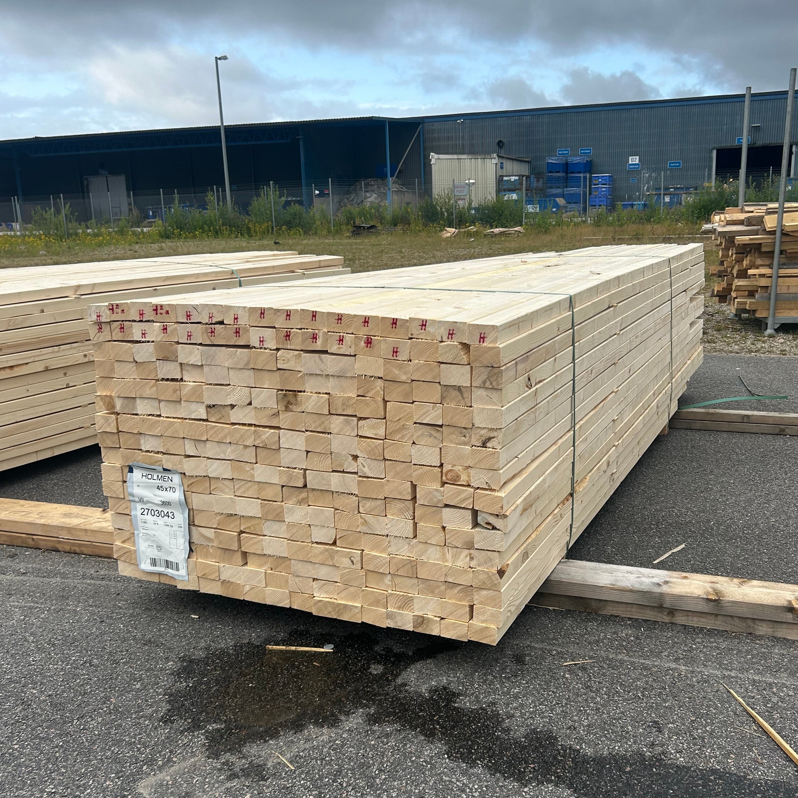 Paket Reglar 45x70mm 2,70-3,60m 256st