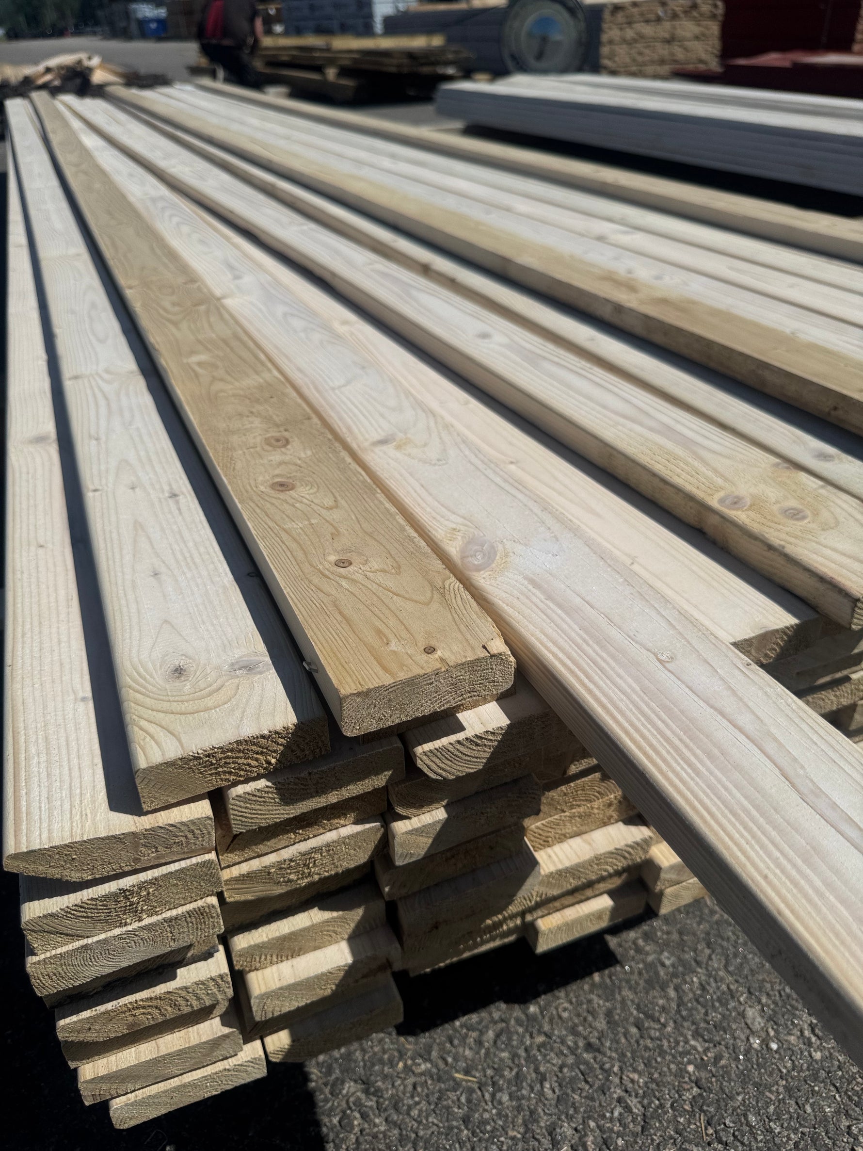Paket Glespanel 20x70 mm, 110 st 4,50 m Vitlaserad