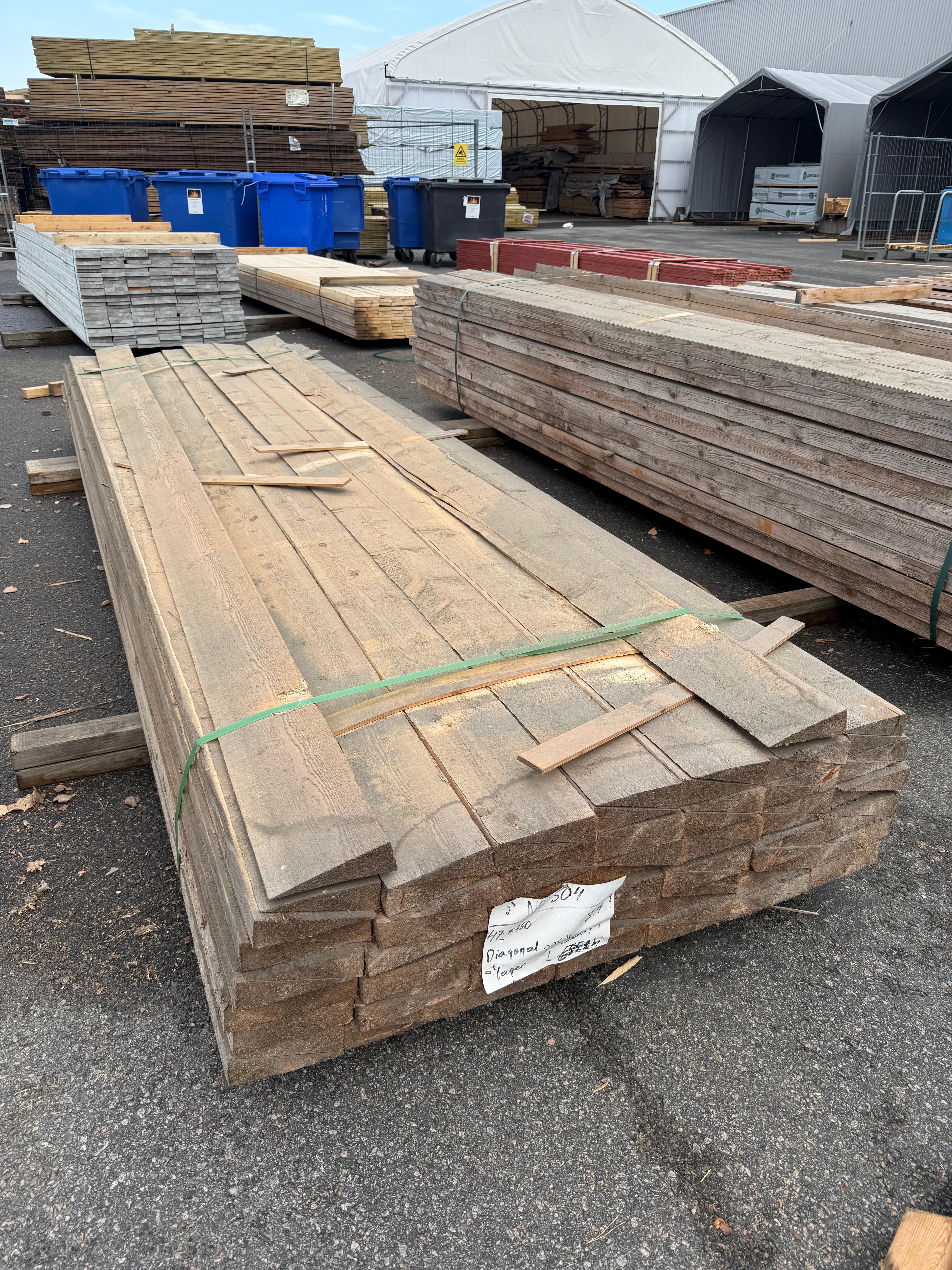 Paket Reglar 47x150mm – 85 st (3,90 m, Gran, Snedkapade)