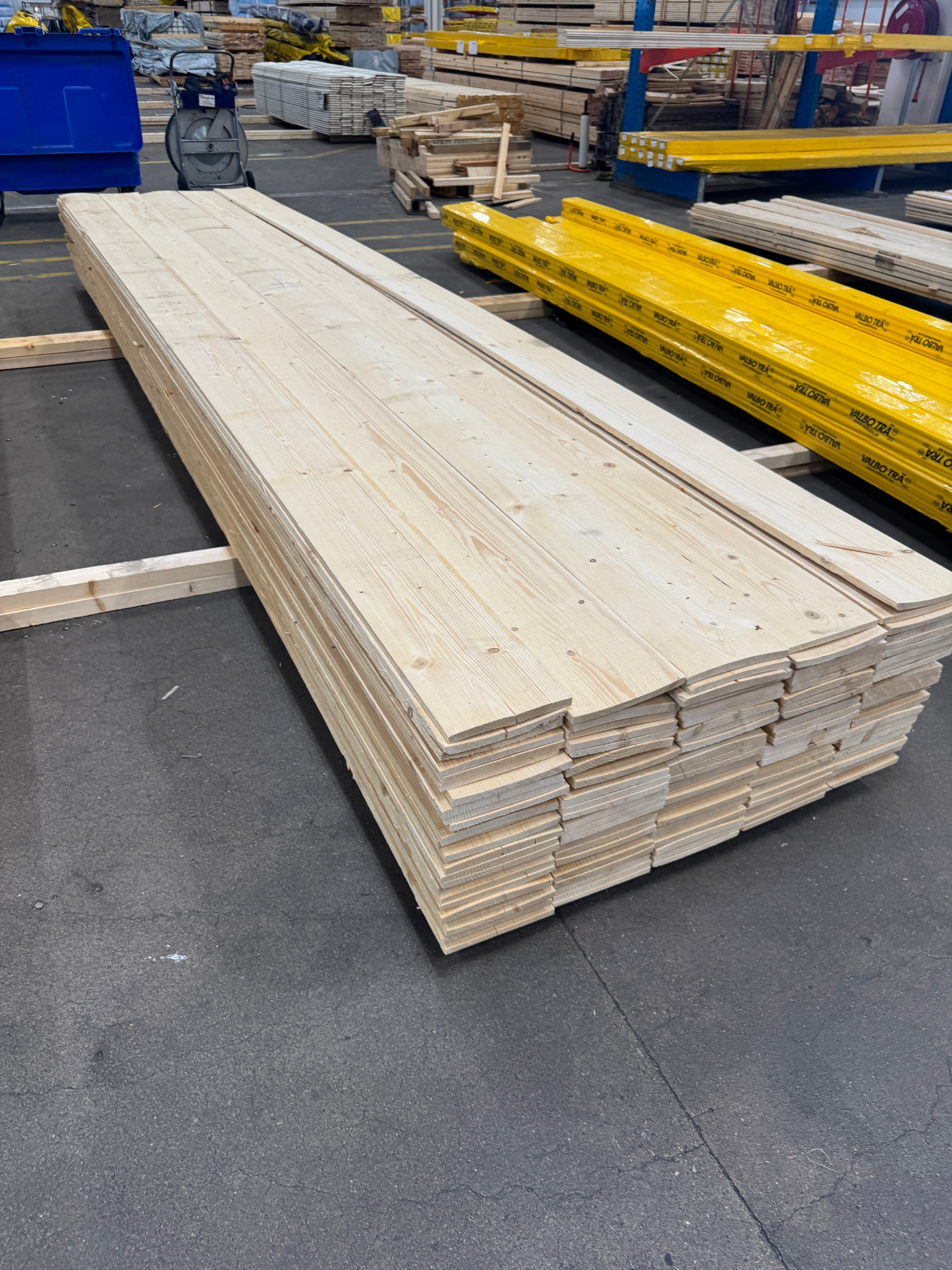 Paket Finsågad Panel 12x200mm 4,80m 125st