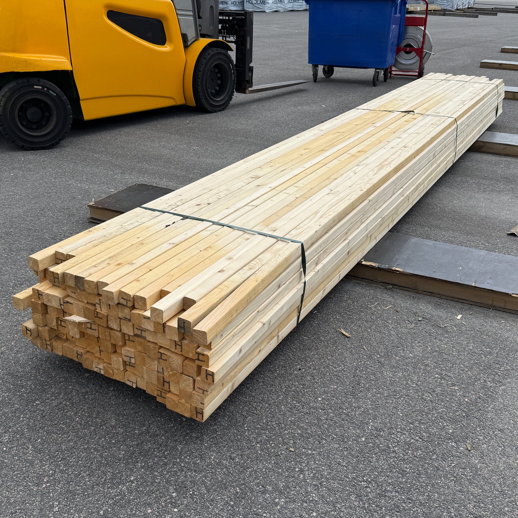 Paket Reglar 45x45 mm – 112 st (5,40 m, Gran)