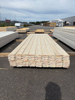 Paket Ytterpanel Enkelfas Halvspont 22x120mm, 90st 3.60m Grundmålad