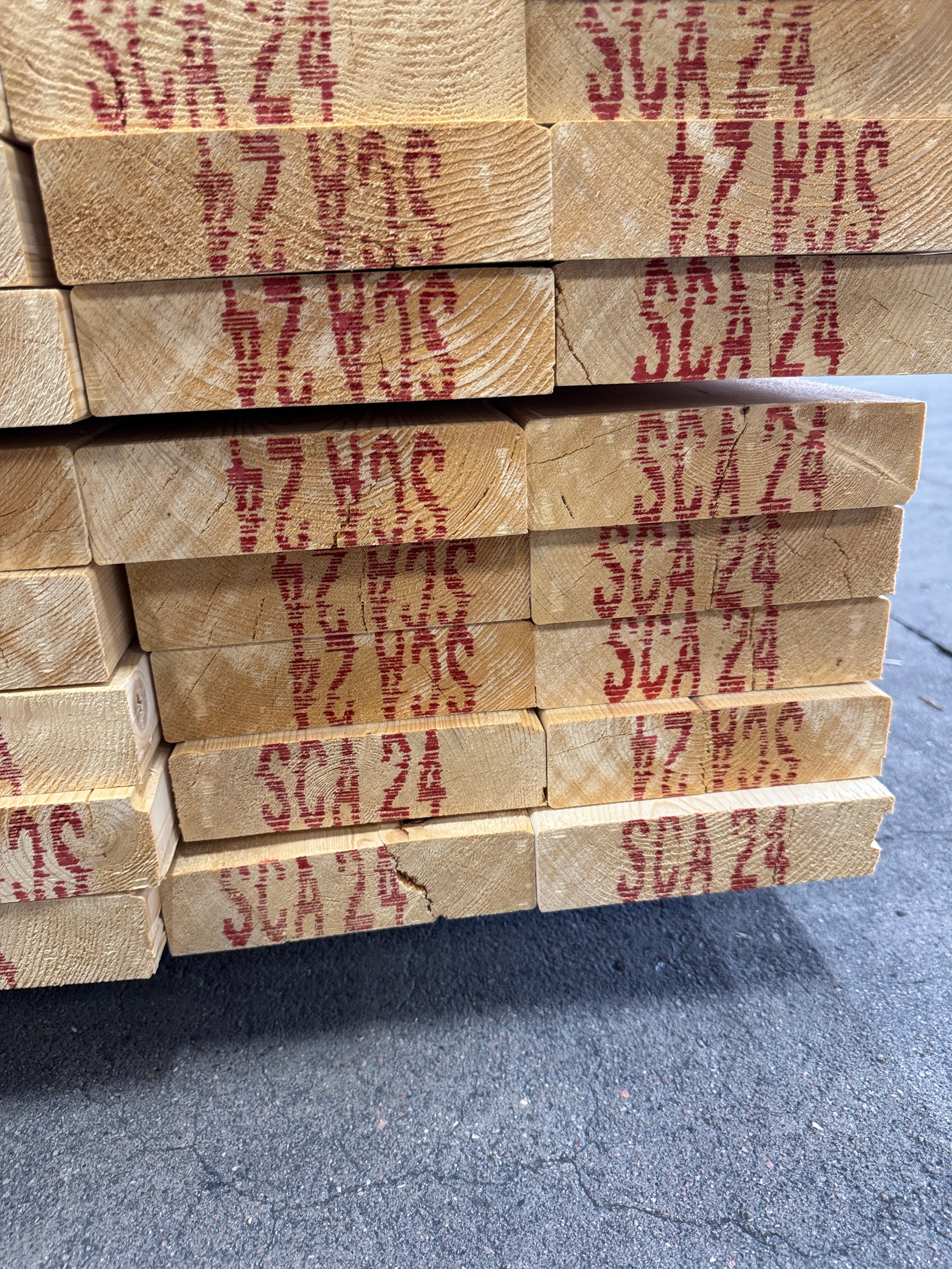 Paket Reglar 45x170mm 4,80m – 72 st C24 Felhyvlade