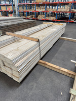 Paket Ytterpanel Dubbelfasspont 22x145mm 3,60m – 120 st Vit