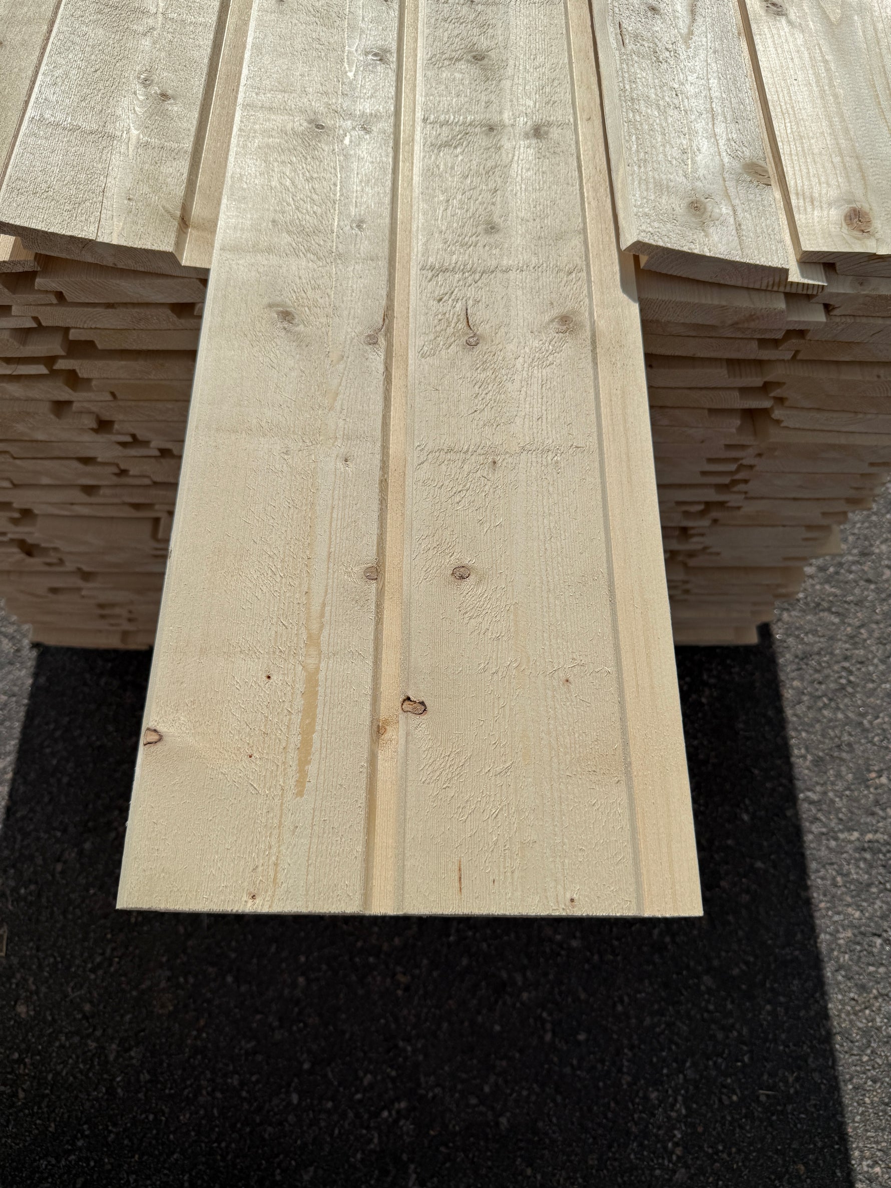 Paket Ytterpanel Dubbelfasspont 22x145mm 5.10m 175st Obehandlad