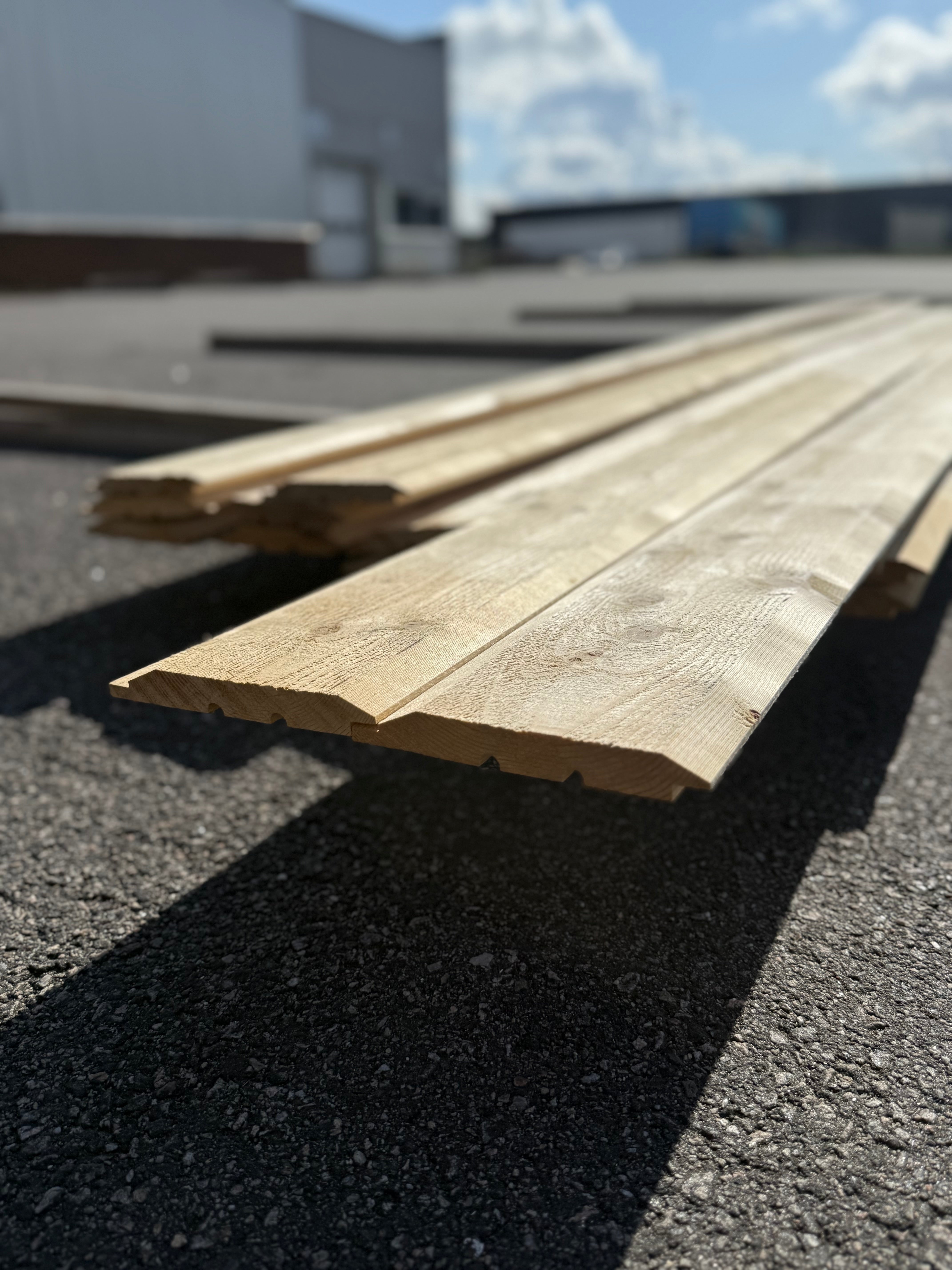 Paket Timmerpanel 22x170 – Gran (14 st, 4,2 m)