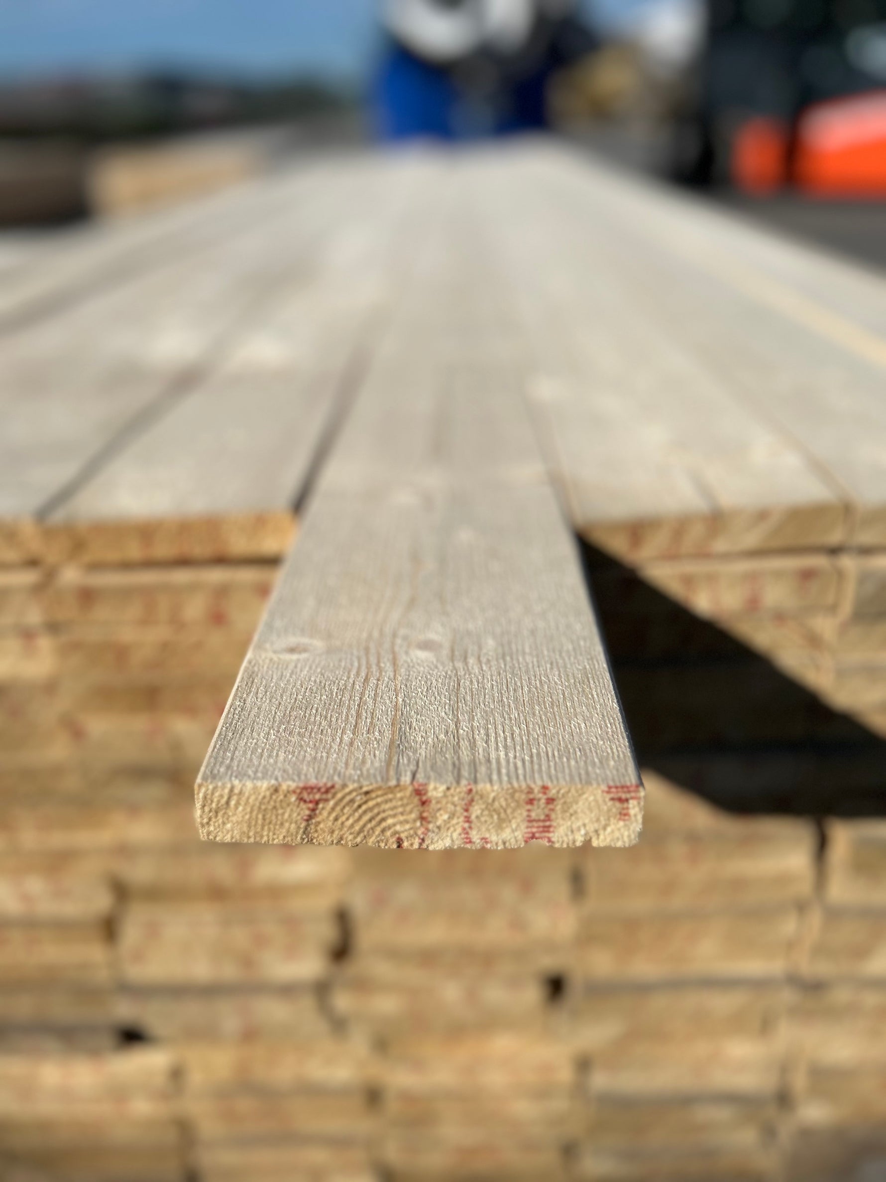 Paket Finsågade Brädor 22x120mm, 180st 4.20m- Väderbitet