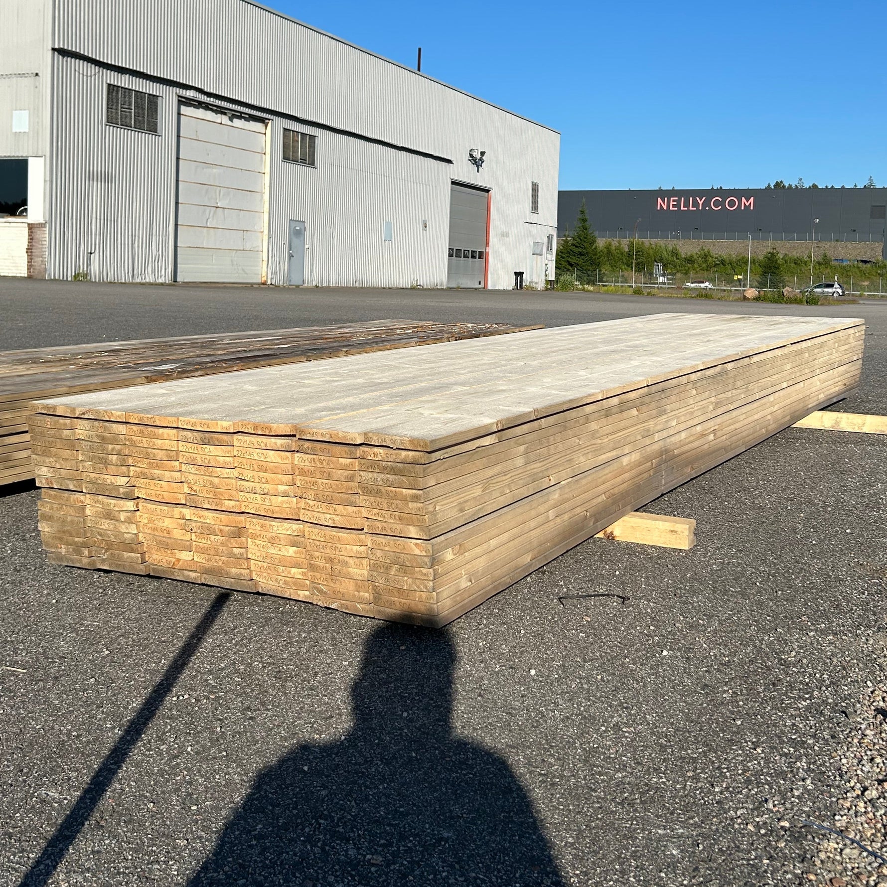 Paket Finsågade Brädor 22x145mm, 105st 4.20m Väderbitet