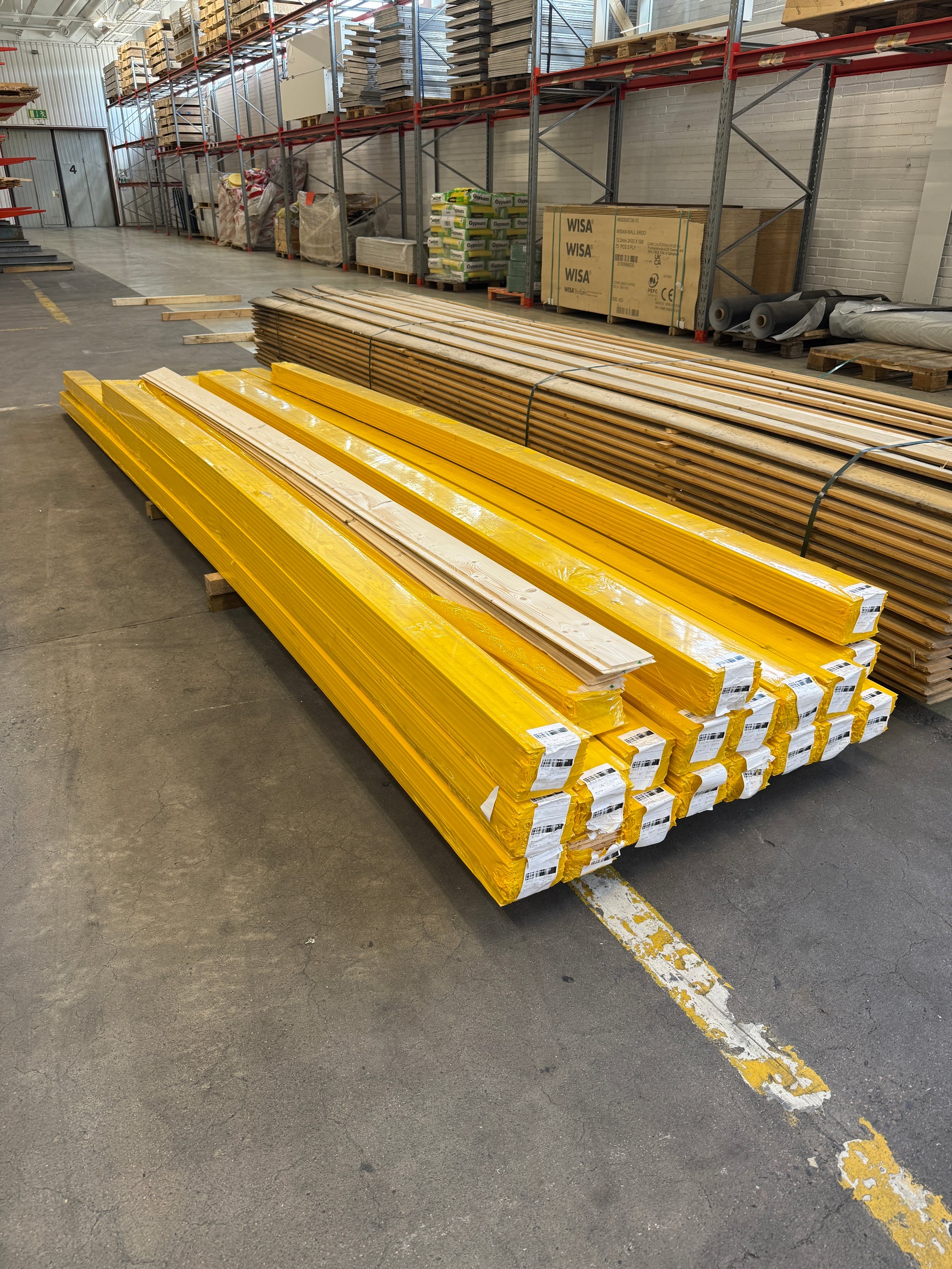 Parti Spårpanel 13x120mm Gran, 76,56kvm 3,60–4,80m (Sekunda)