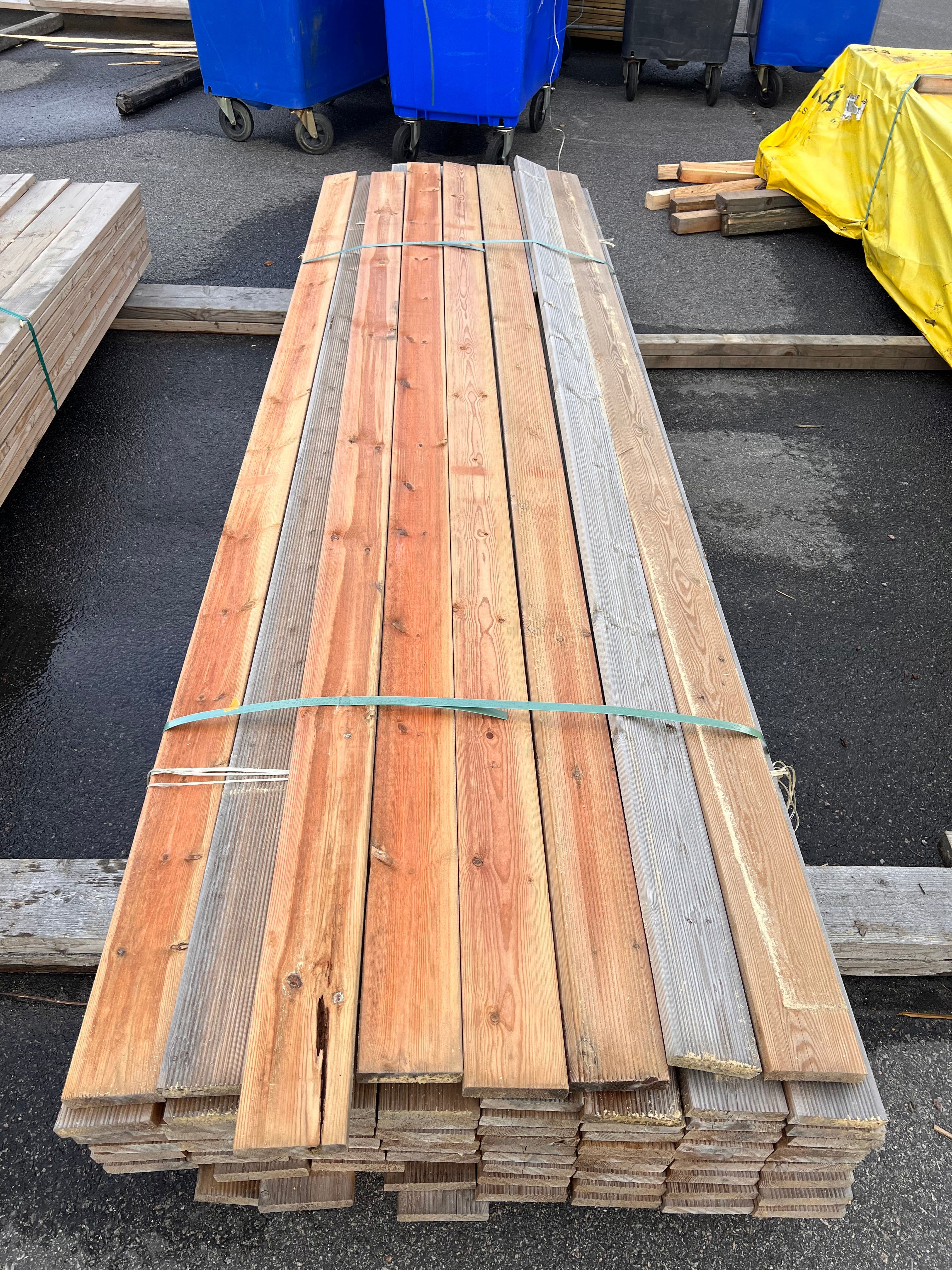 Paket Rillad Trall 28x120mm, 74st 3,30m (Brunimpregnerad)