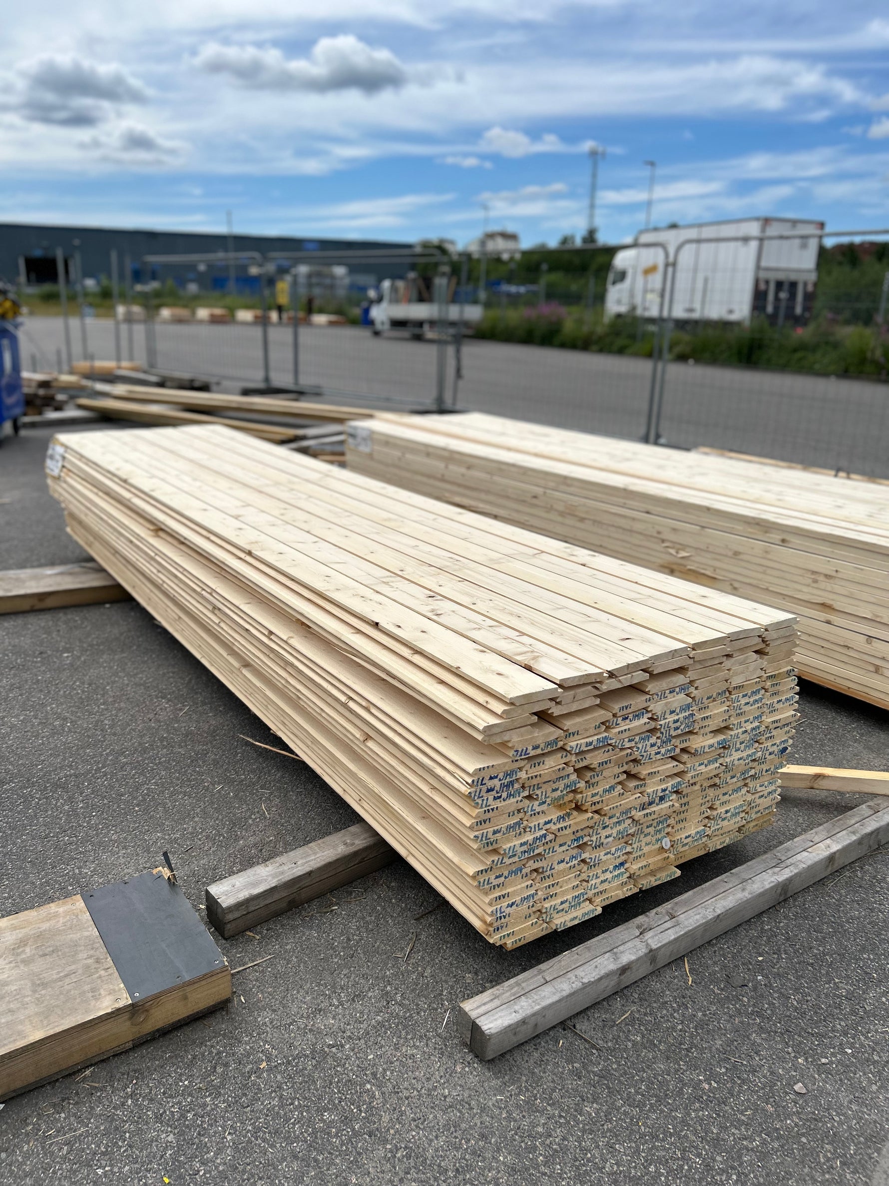 Paket Dubbelfas Halvspont 22x145mm 3.90m 175st Obehandlad