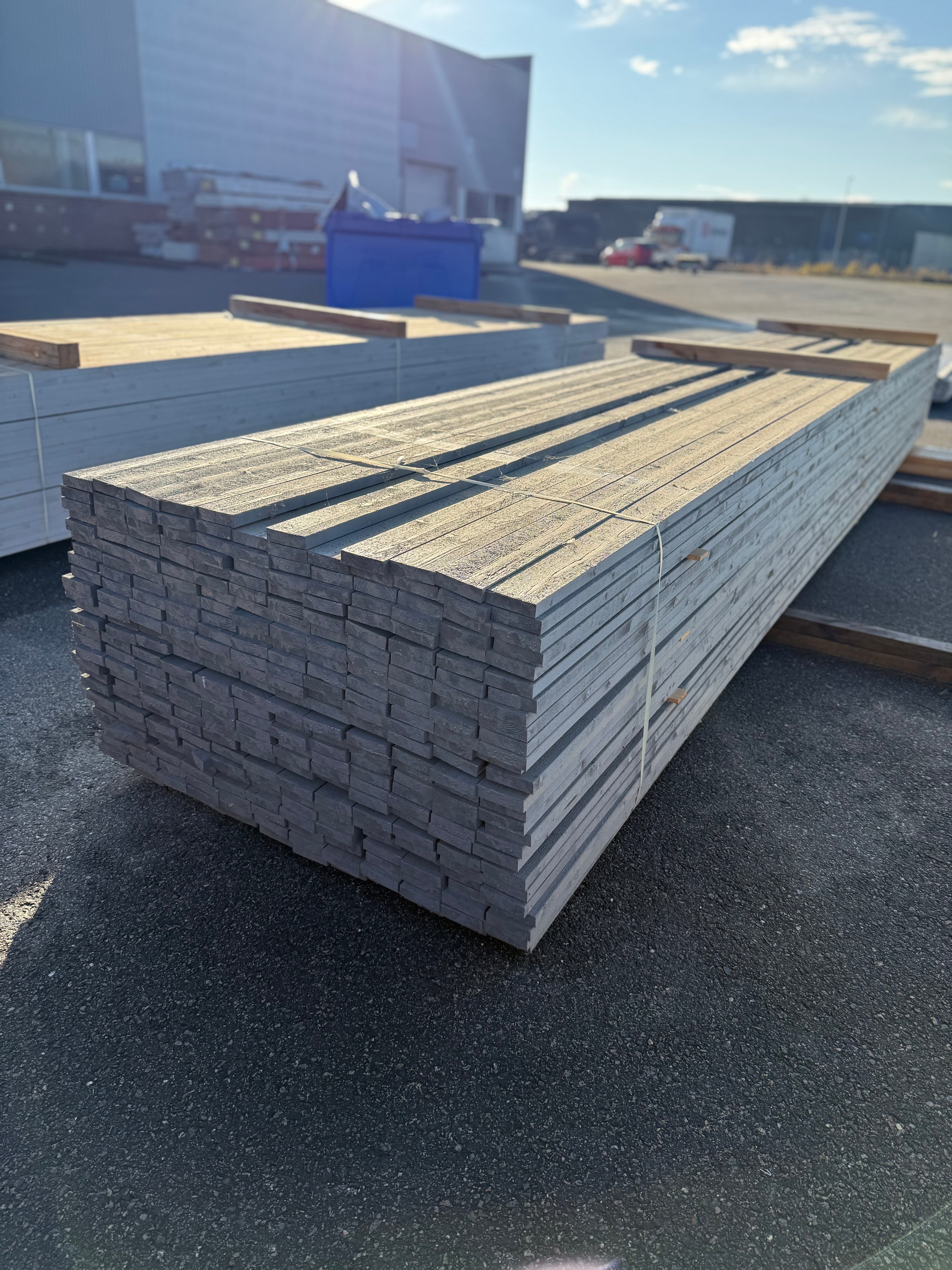 Paket Finsågad Panel 21x79mm – 310 st 5,40 m (Gran, NCS S6500-N)