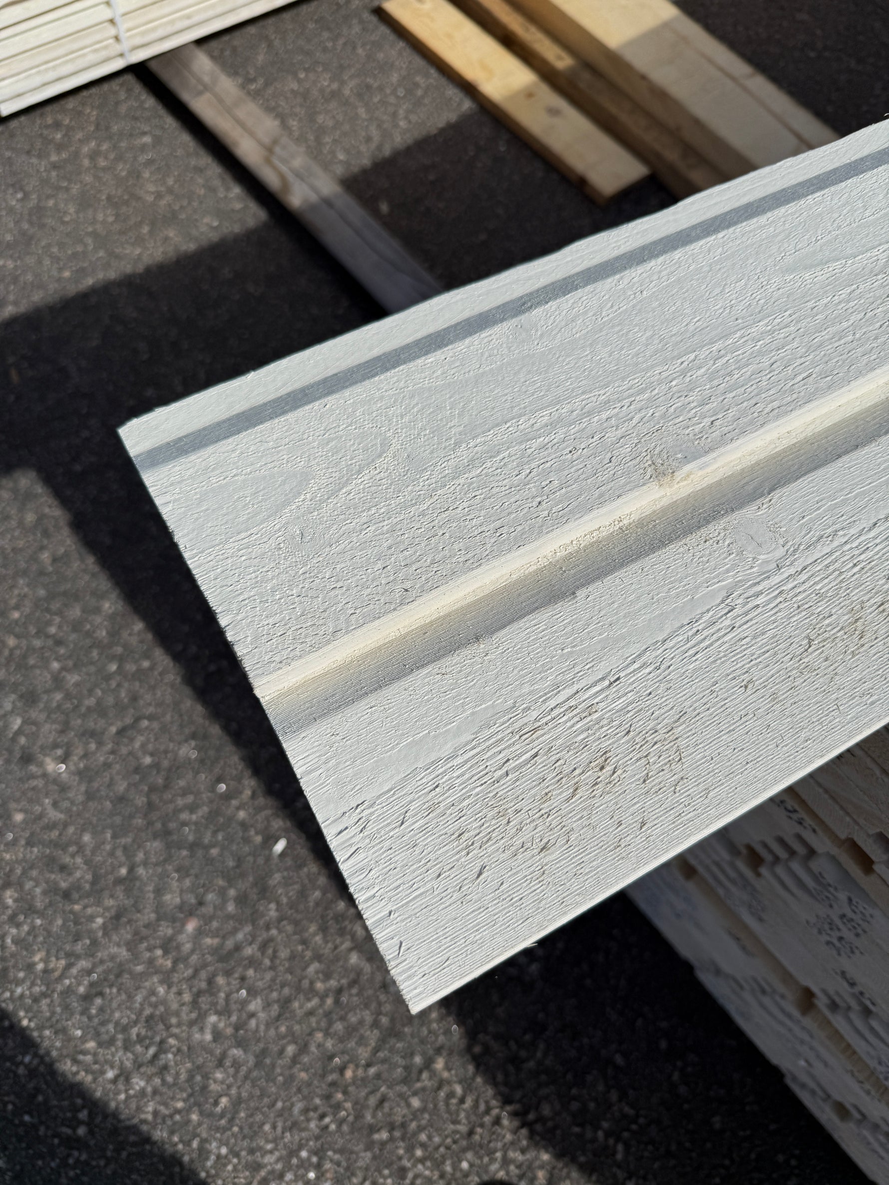 Paket Ytterpanel Enkelfas Halvspont 22x120mm, 203st 3.60m Grundmålad