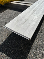 Parti Finsågad Slätspont 15x120mm 3,60m- 9 paket Furu Vit Grundmålad