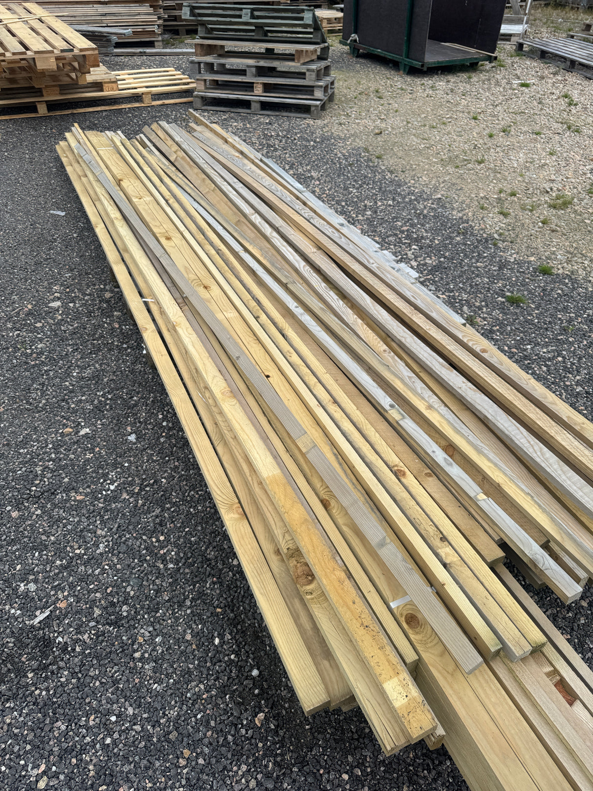 Paket Impregnerad Läkt 25x36/25x48mm – 3,60/4,20/4,80m