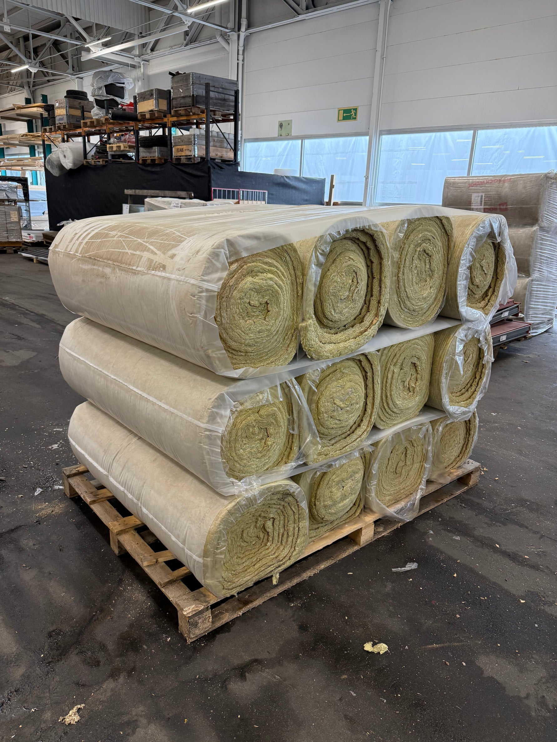 Paroc UNM 37zp Isoleringsrulle 50mm – 9,6 m²/rulle- Säljs per styck