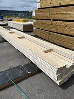 Paket Ytterpanel Dubbelfas Halvspont 22x145mm 4,80m 90st Grundmålad