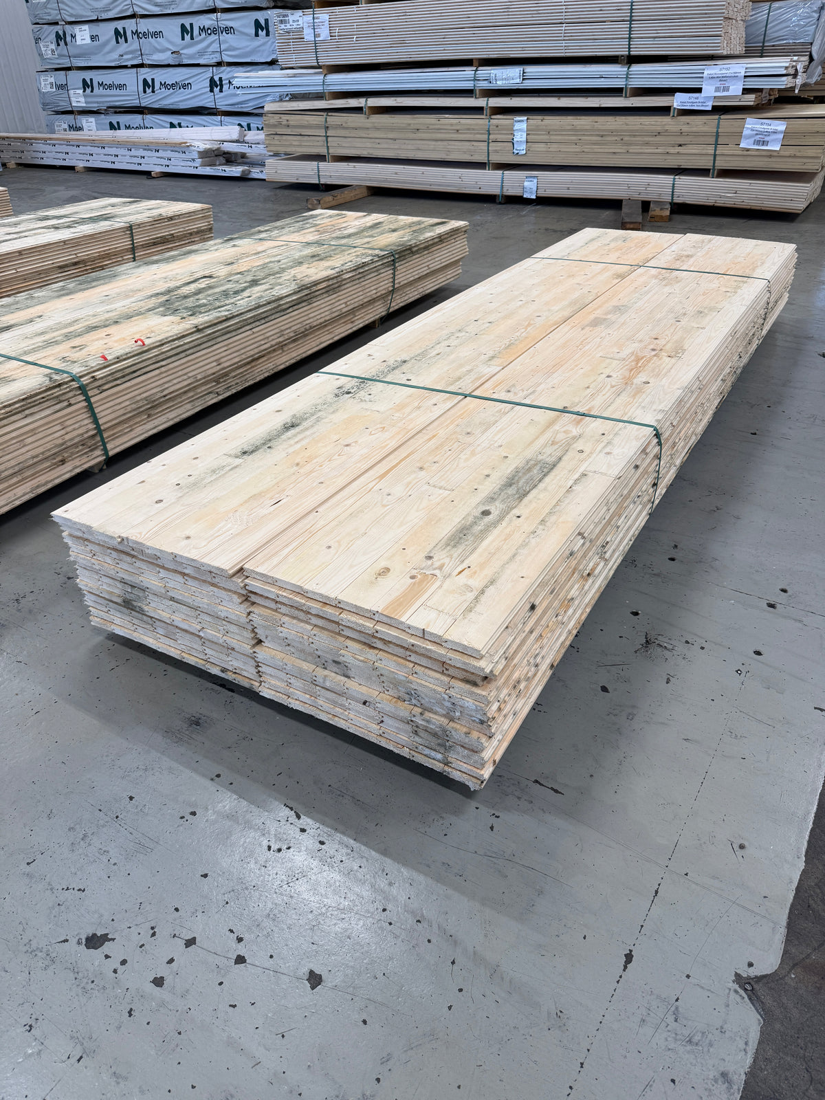 Paket Råspontluckor 20x540x3600mm 30st (Fuktskadat)
