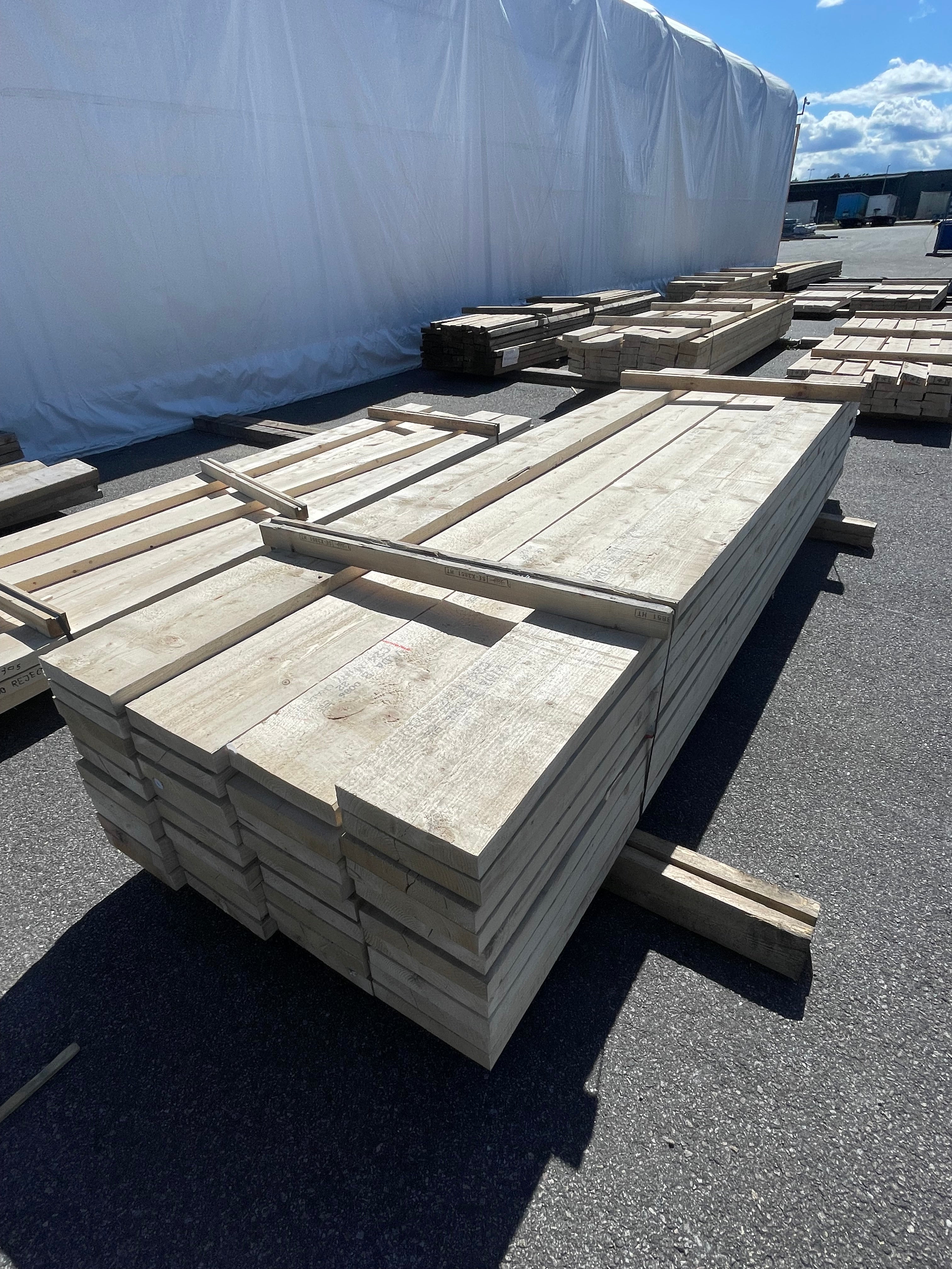 Paket Reglar Ohyvlade 45x250 mm – 3,60 m – 38 st