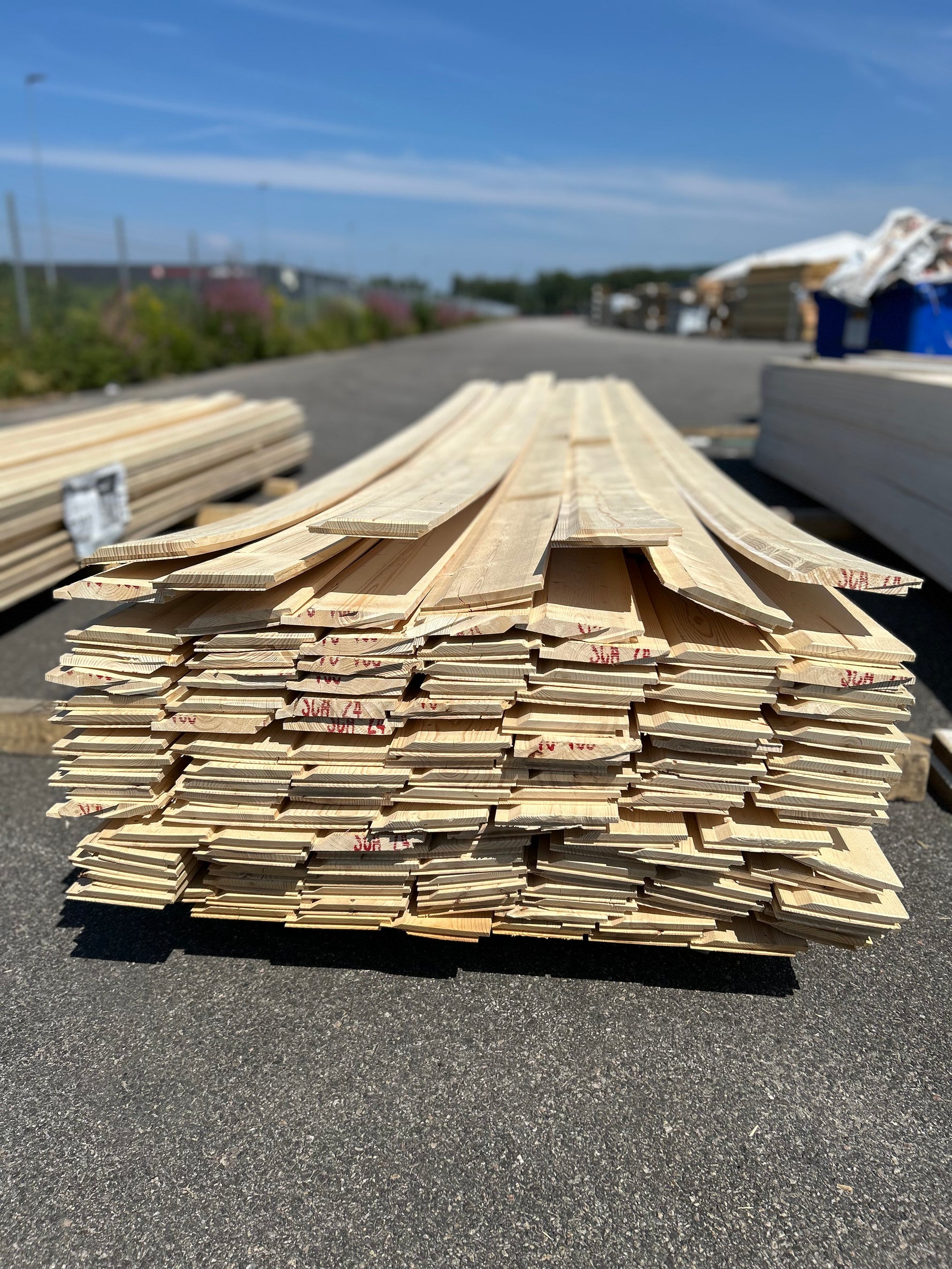 Paket Enkelfasspont 22x145mm 133st 4.80m Obehandlade (Andra sortering)