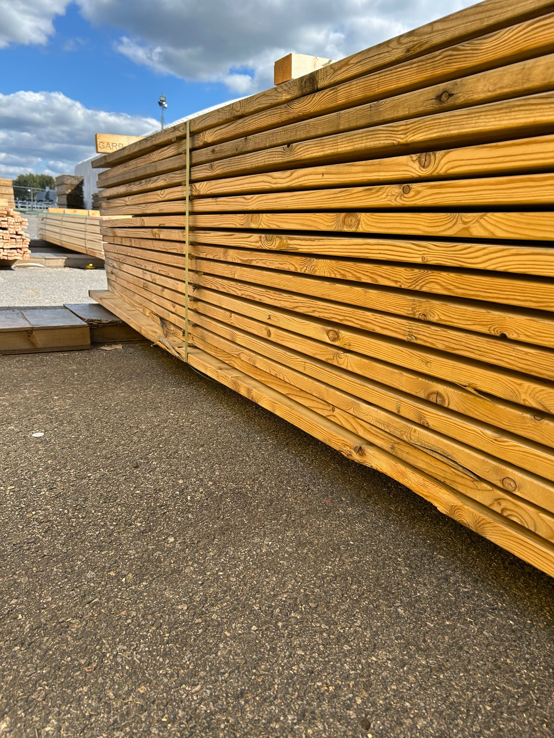 Paket Tryckimpregnerad Trall 34x145mm 3,30m 119st Furu (Väderbitet)