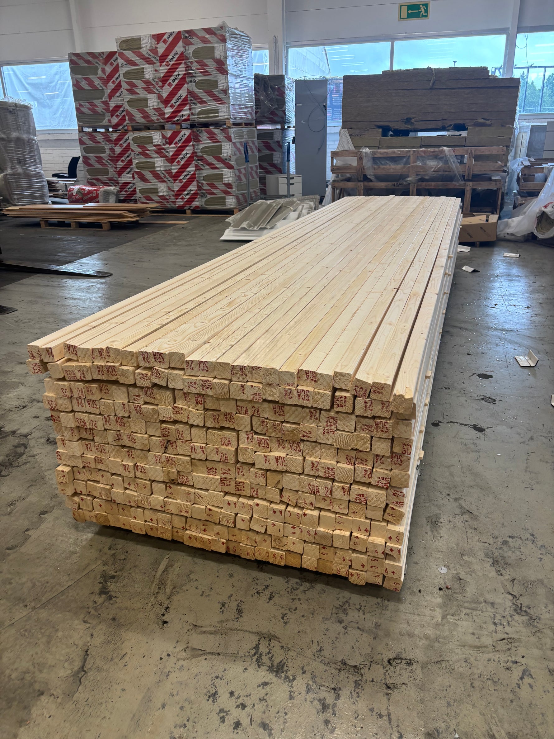 Paket Felhyvlade Reglar 45x45mm 4,20m 276st