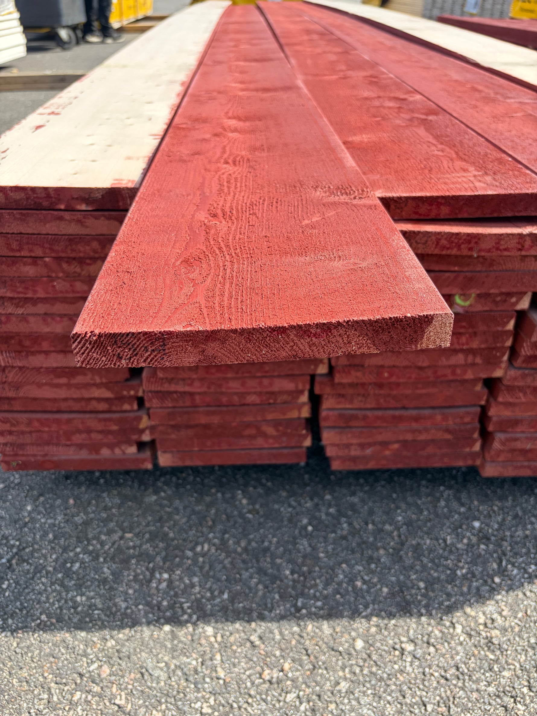 Paket Finsågade Brädor 22x195mm, 77st 5.40m Grundmålad