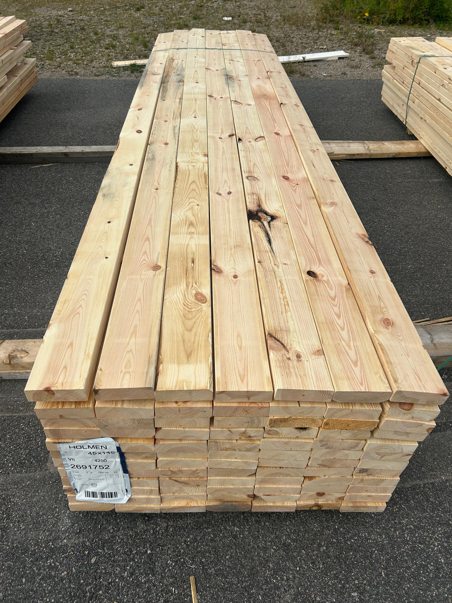 Paket Reglar 45x145mm 3,60-4,20m 84st