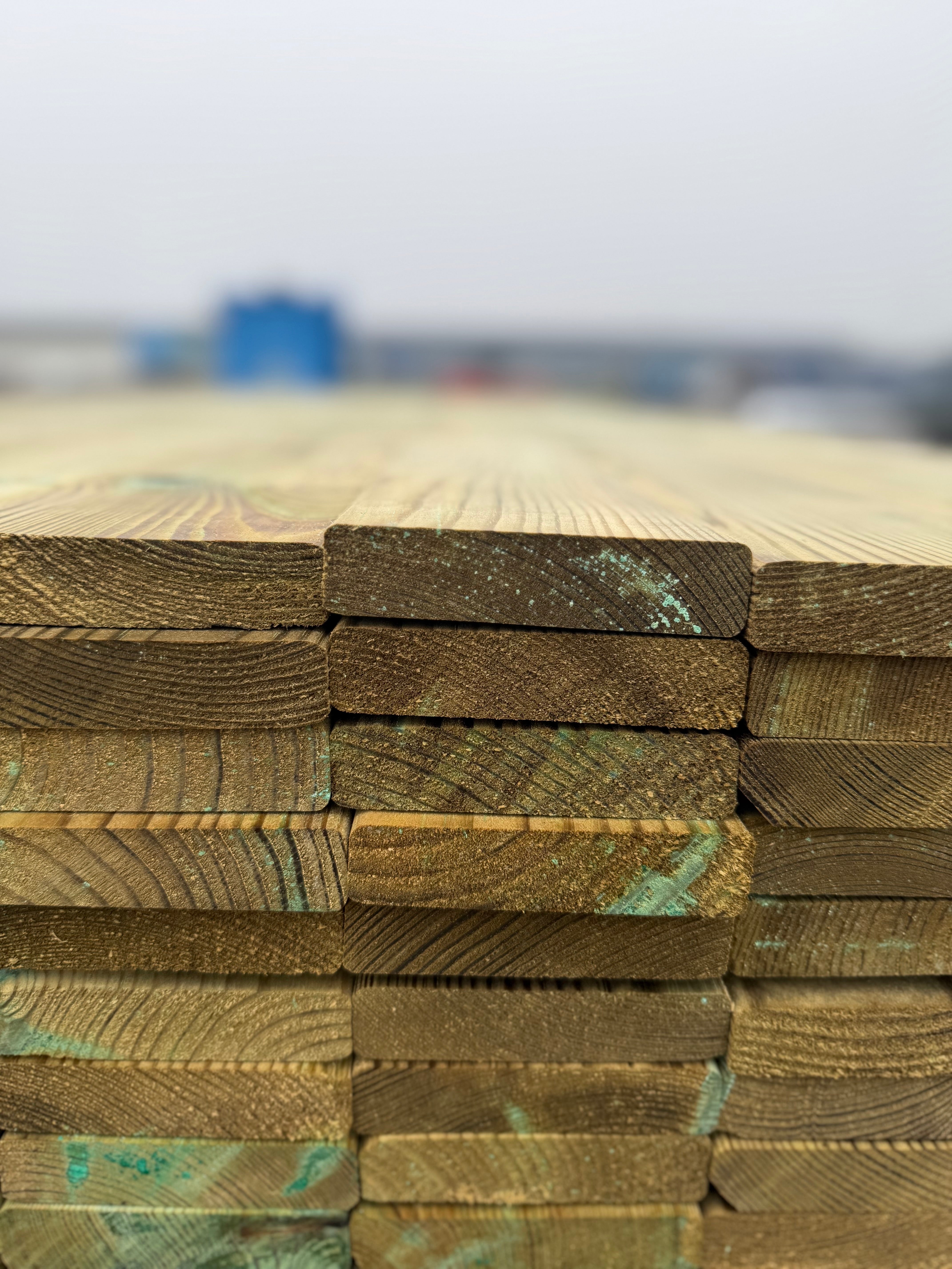 Paket Tryckimpregnerad trall 22x95mm 3,6-3,90m (B-Sortering)