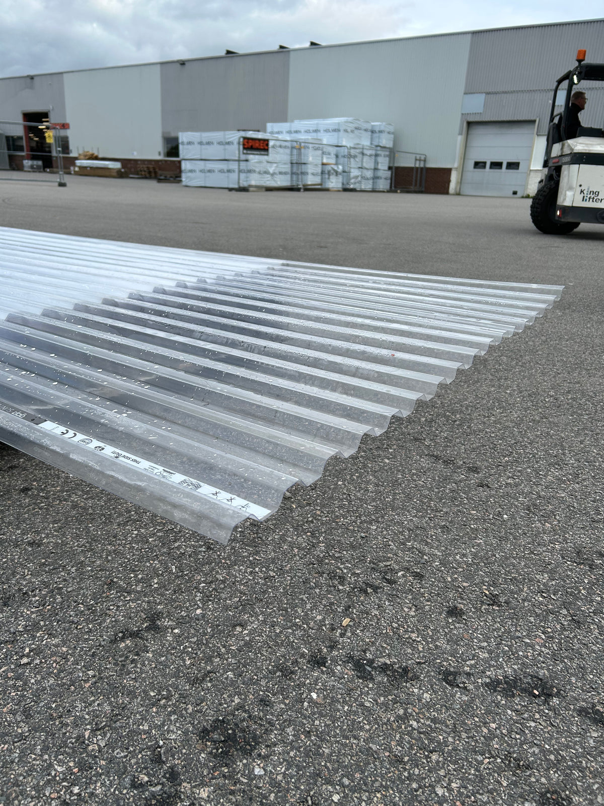Plasttak GOP Suntuf klar- 0,8mm Trapetsprofil