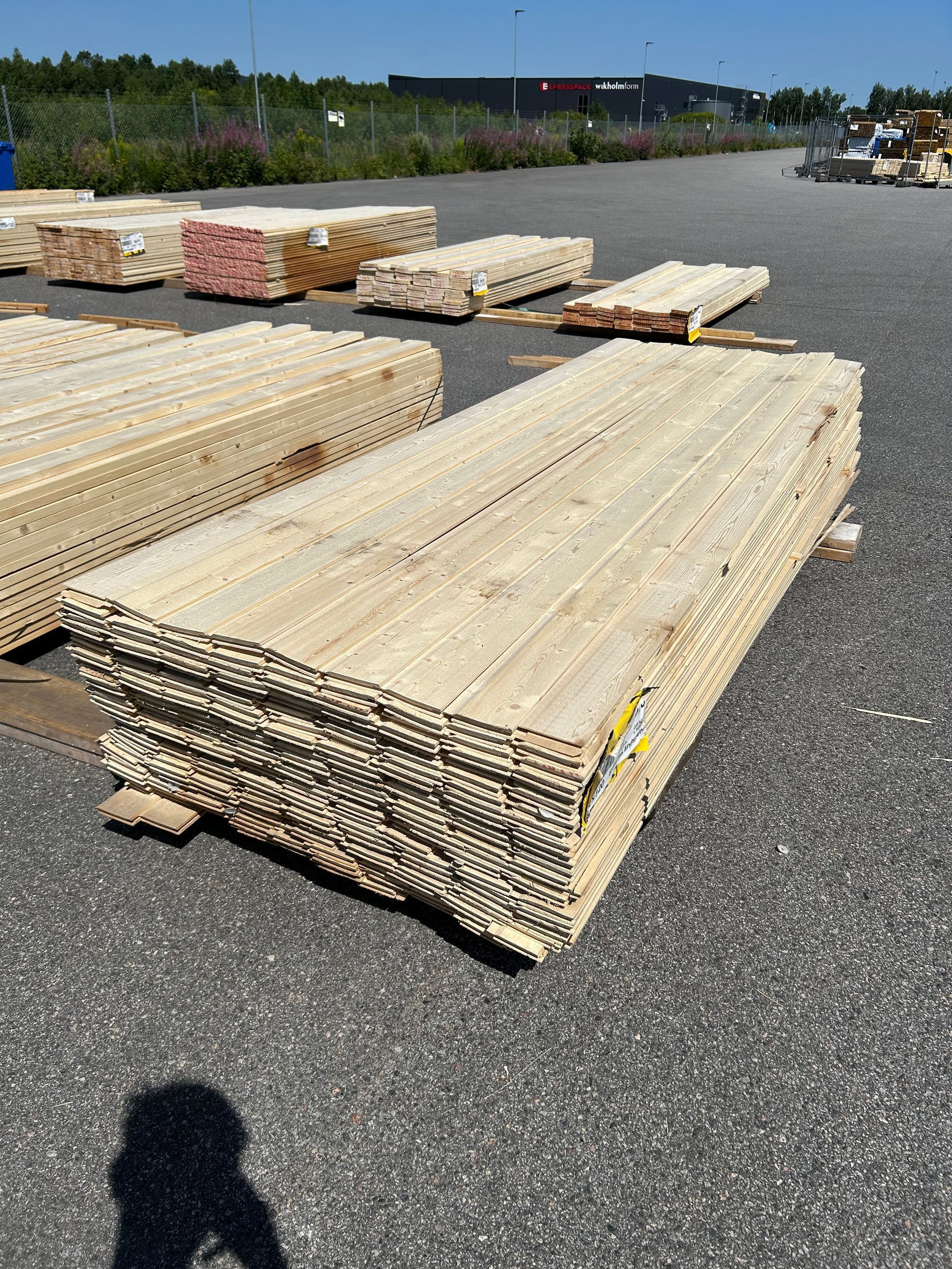 Paket Ytterpanel Enkelfas 22x120mm 225st 3.0m Obehandlade