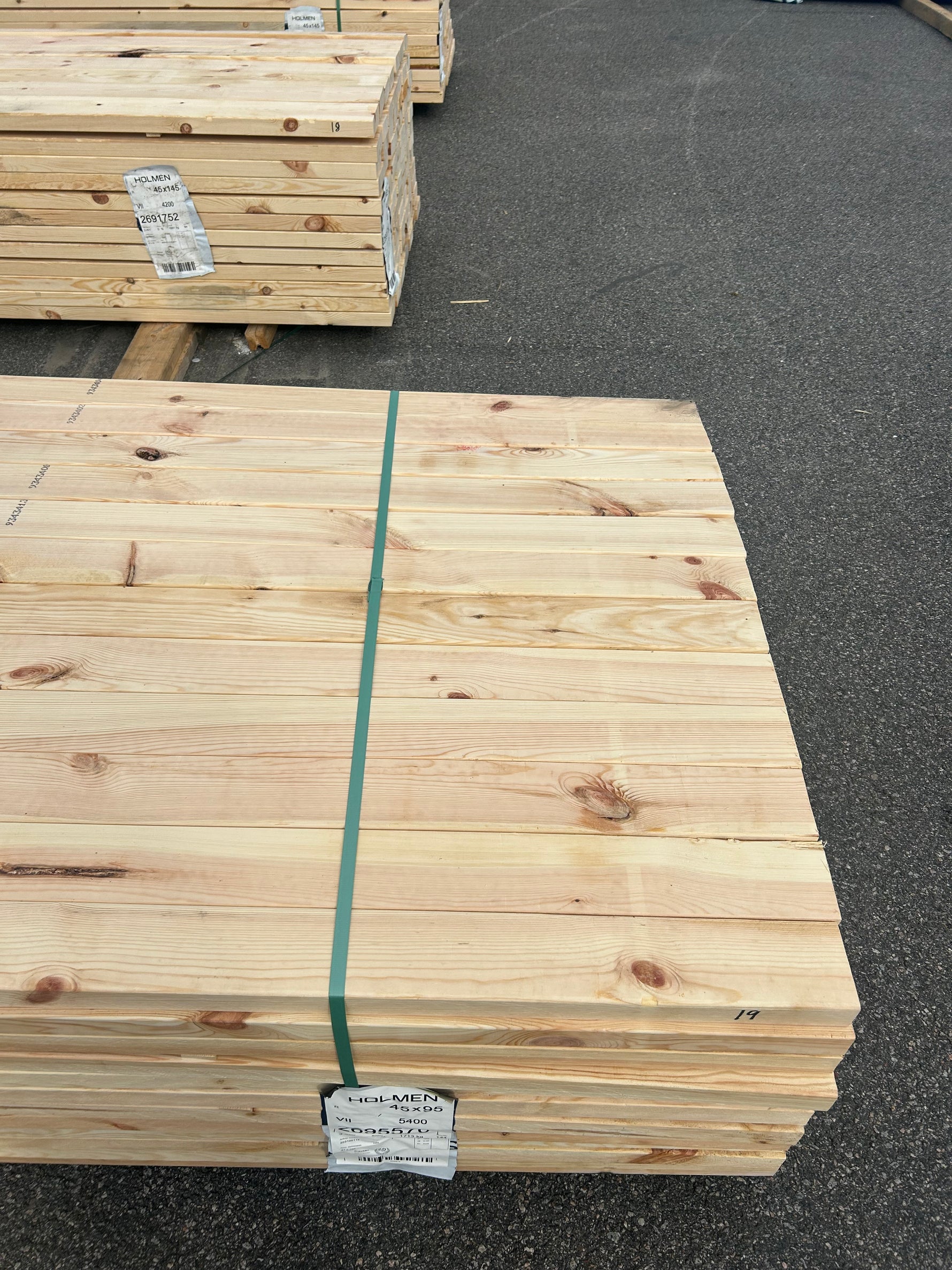 Paket Reglar 45x95mm 3,90-5,40m 144st