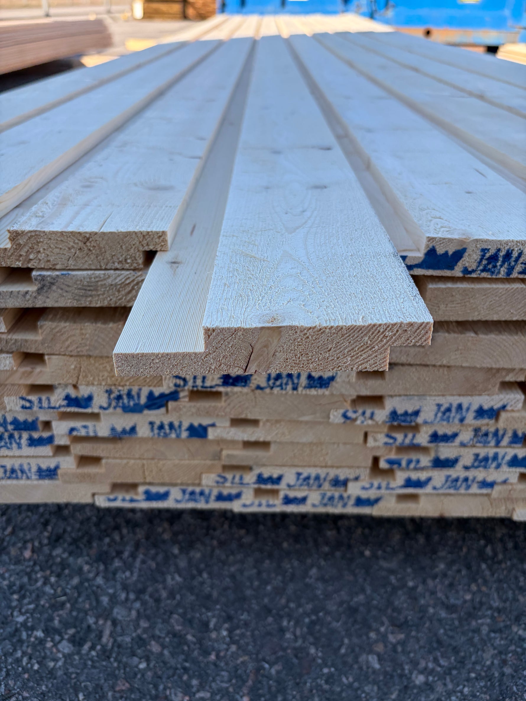 Paket Elingepanel 22x120mm, 81st 4,2m (fel hyvlad) - Spirec
