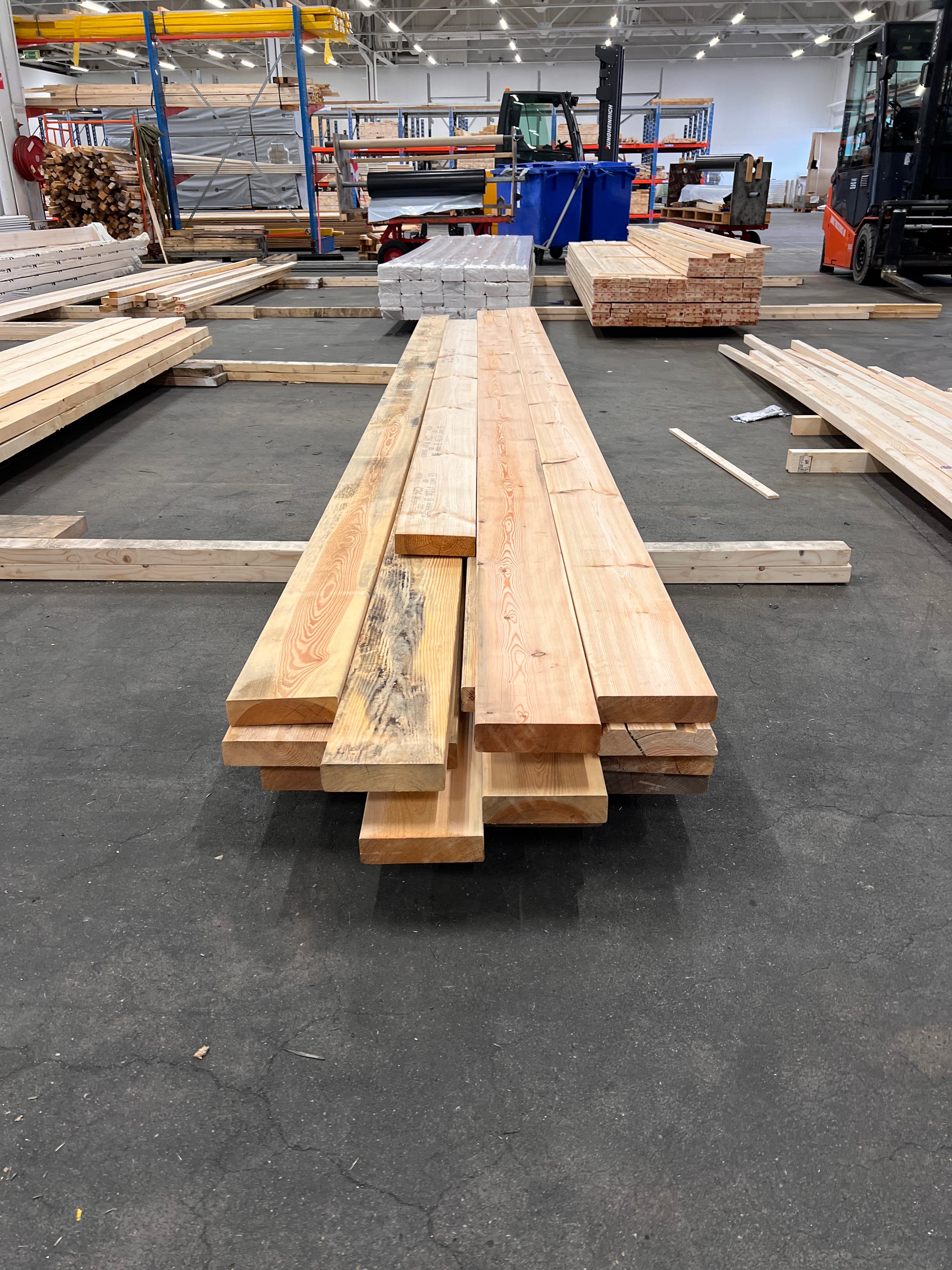 Paket Reglar 45x170mm- 15st (3,60 - 4,80m) Utsorterade