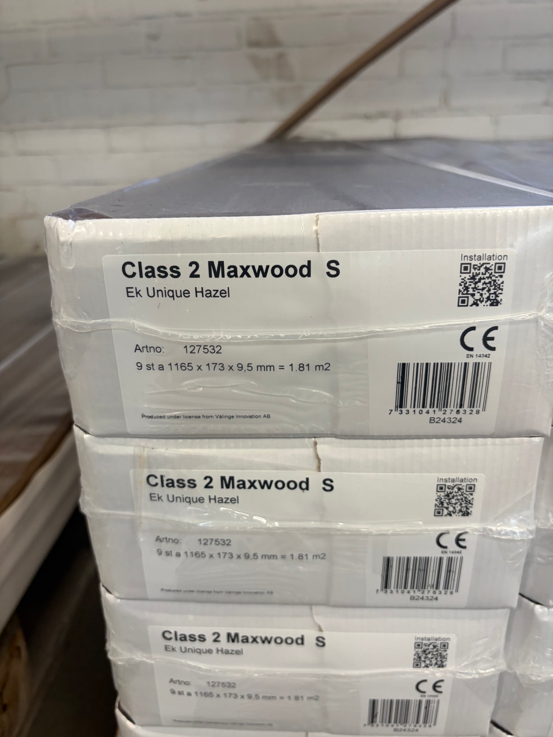 Parti golv Class 2 Maxwood S Ek Unique Hazel – ca 25,34 kvm