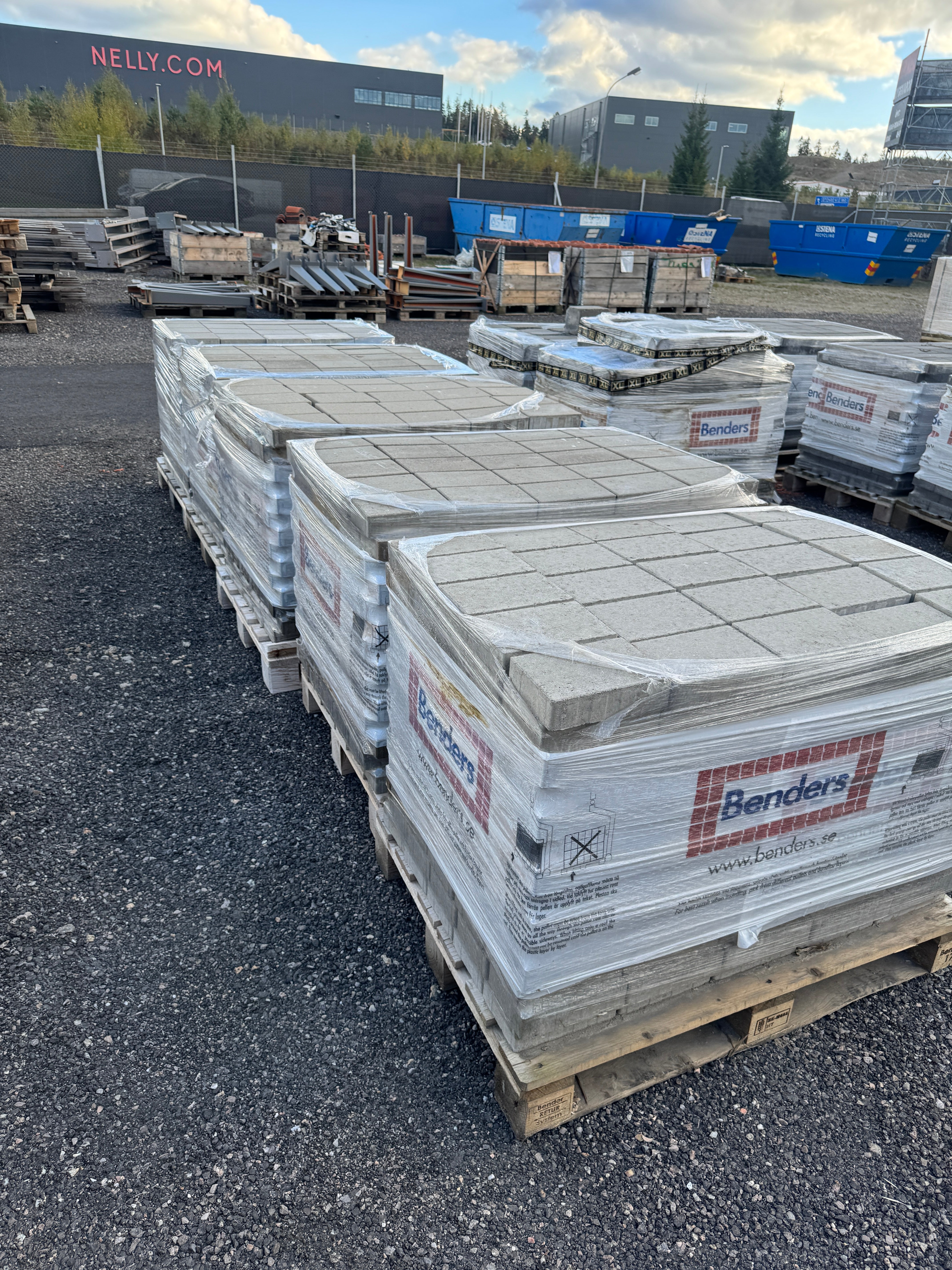 Marksten Metro 210x140x50mm – 5 pall (totalt 1745 st, Grå)