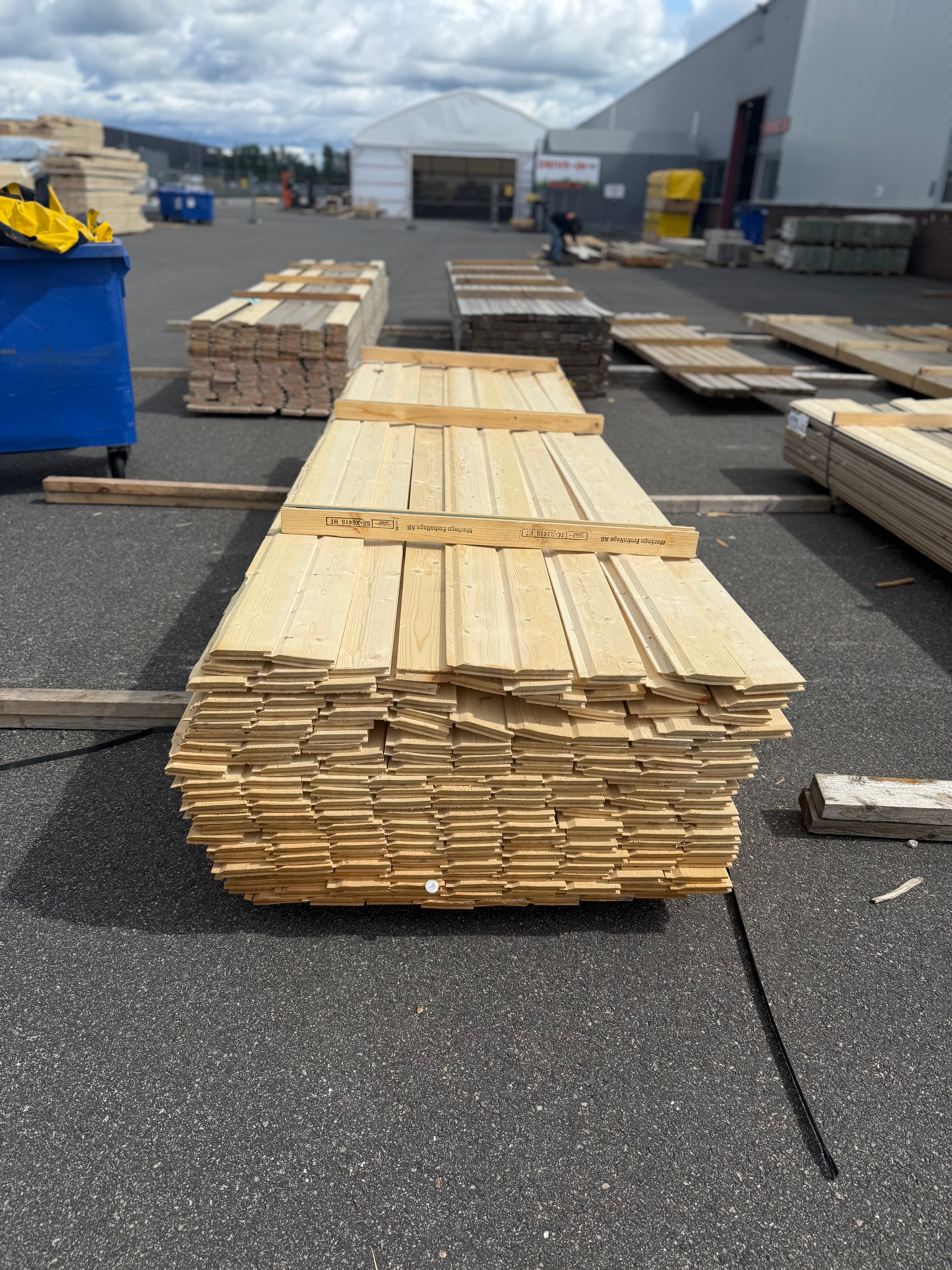 Paket Enkelfas ändspont 22x120 3.60m 189st