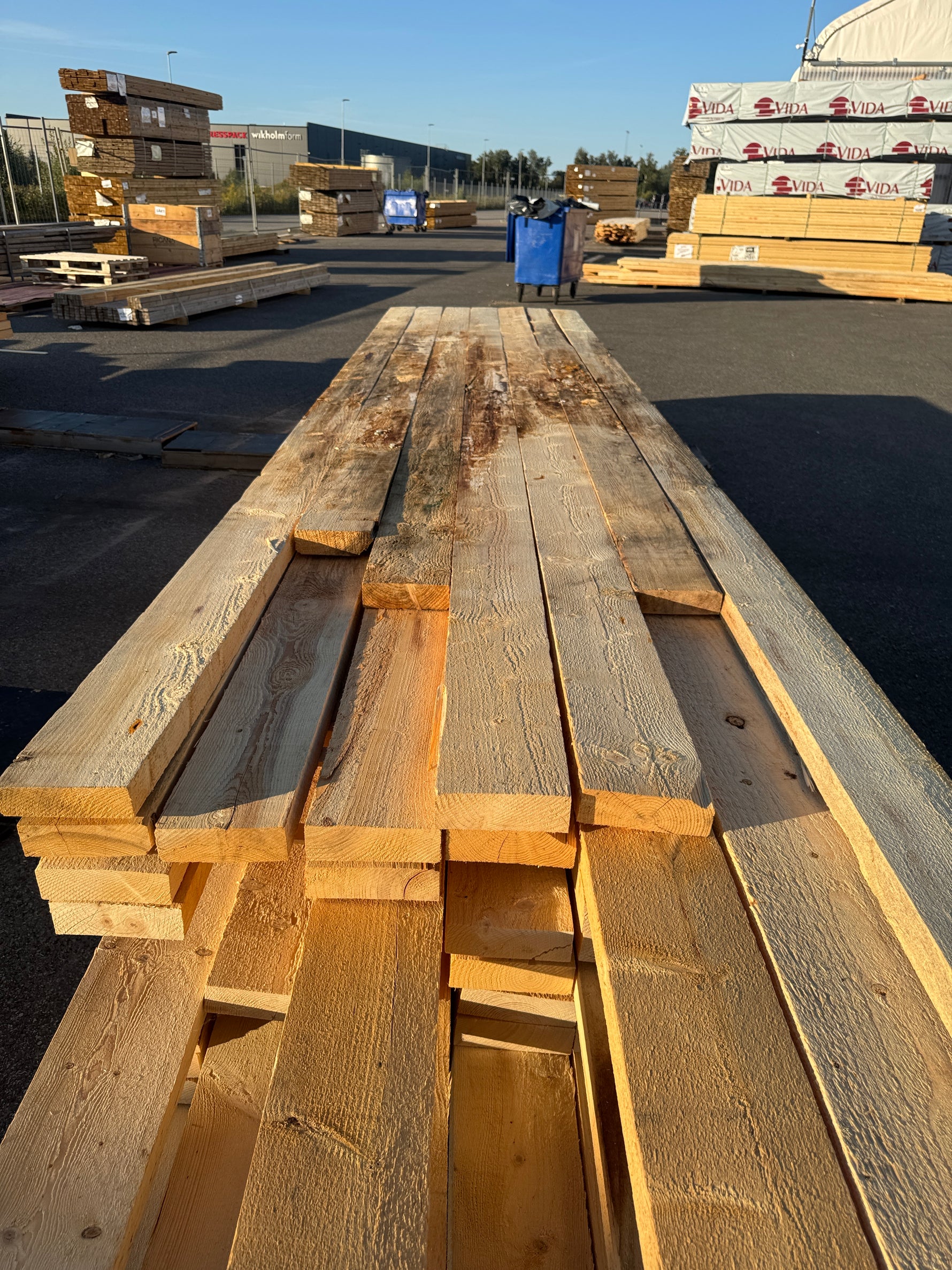 Paket Ohyvlade Reglar 50x150mm 4,00-5,40m 77st Gran