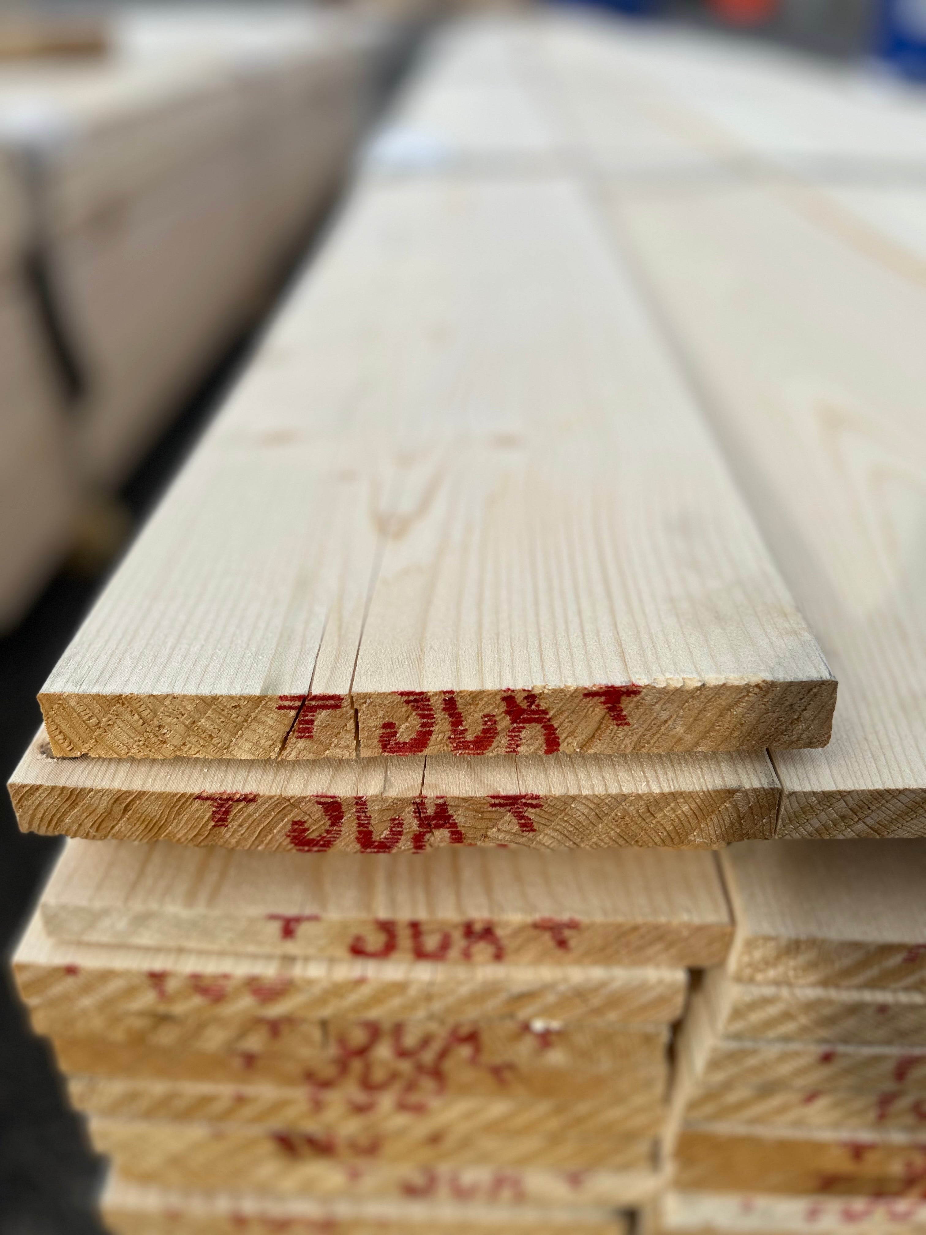 Paket Finsågad Panel 22x195mm 119st 4.20m – Andra sortering
