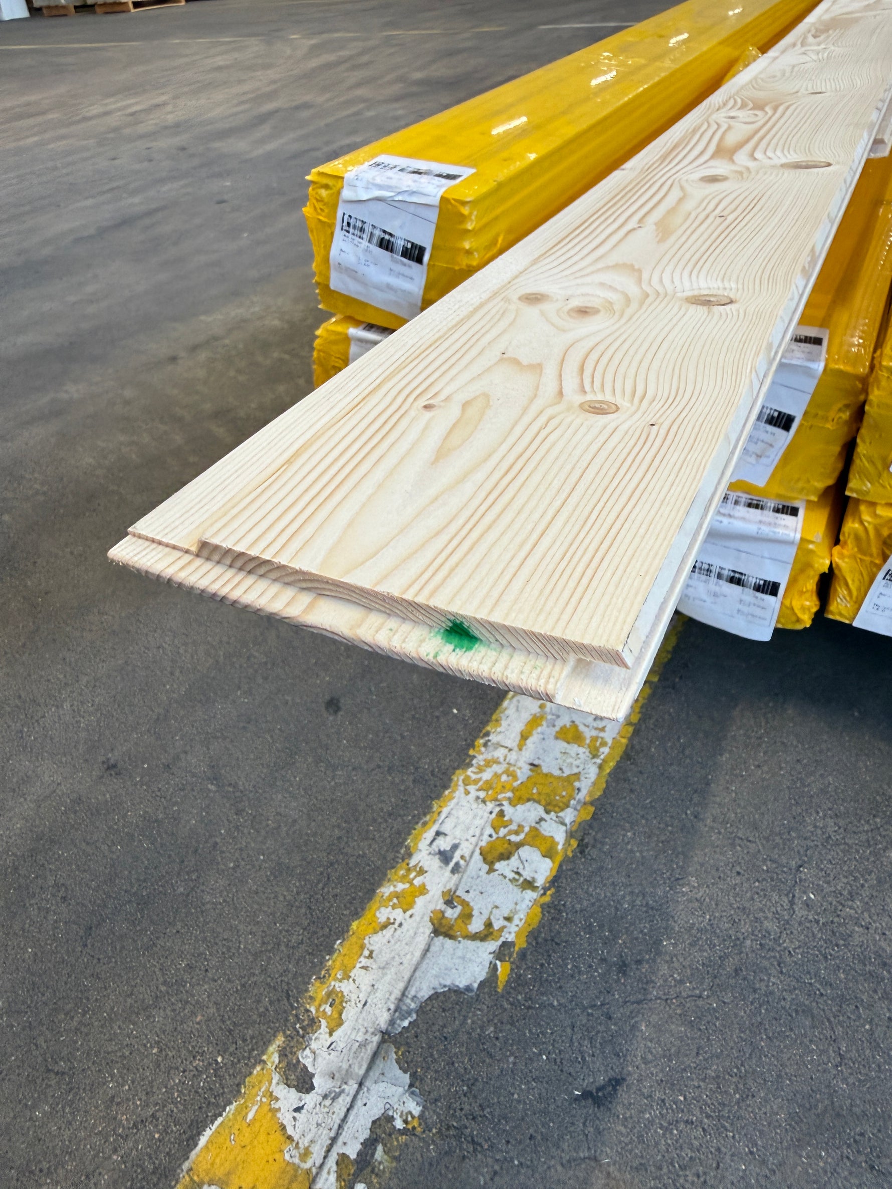 Parti Spårpanel 13x120mm Gran, 76,56kvm 3,60–4,80m (Sekunda)