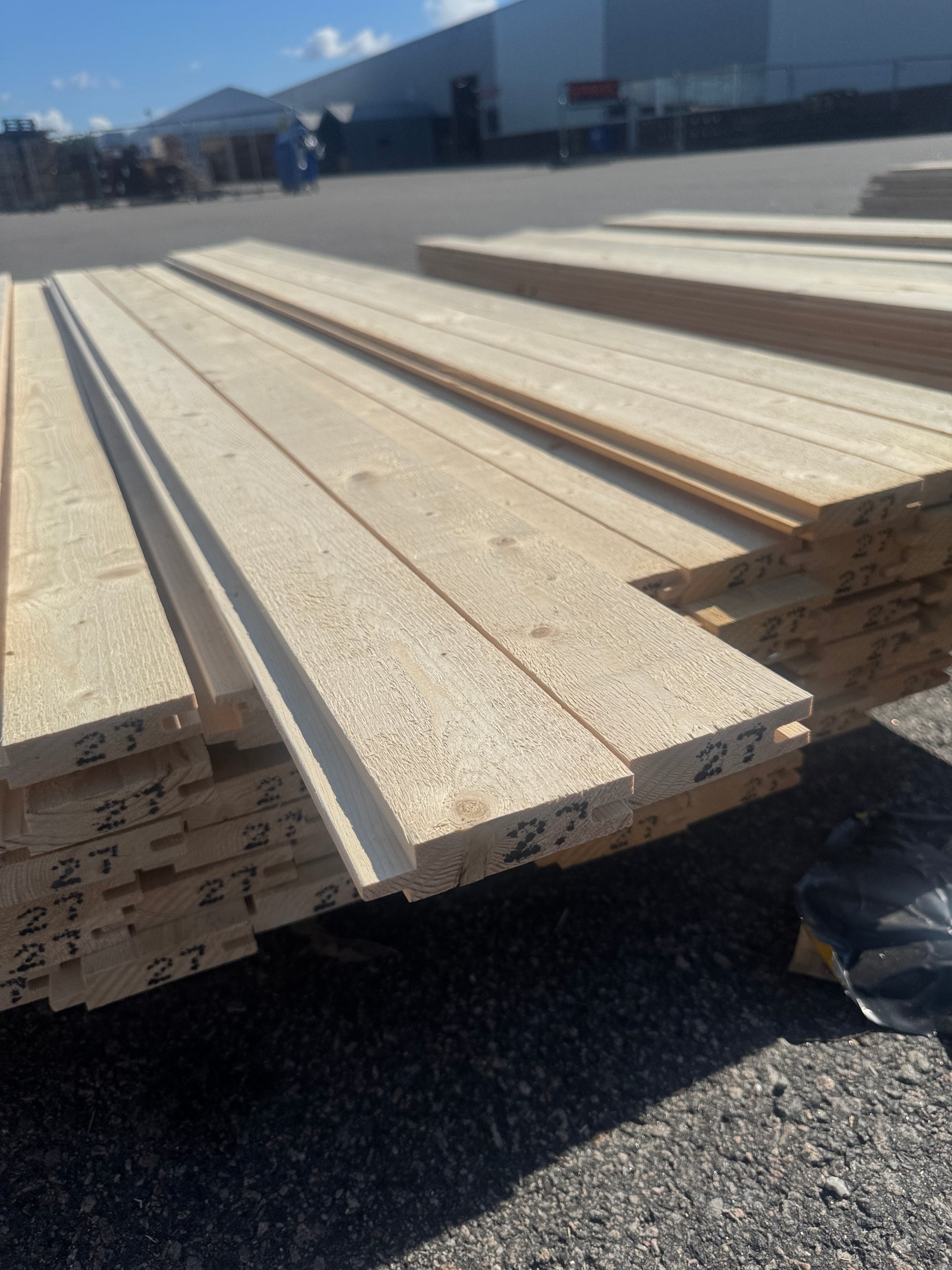 Paket Ytterpanel 22x95mm 2,70m 75st Obehandlad