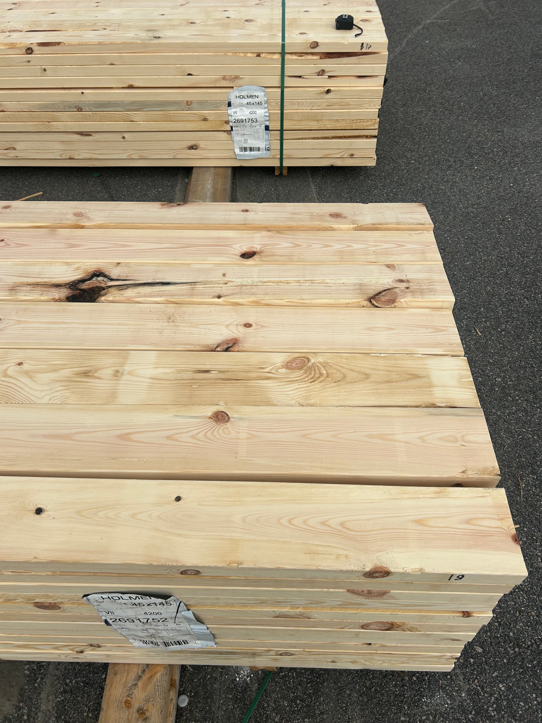 Paket Reglar 45x145mm 3,60-4,20m 84st