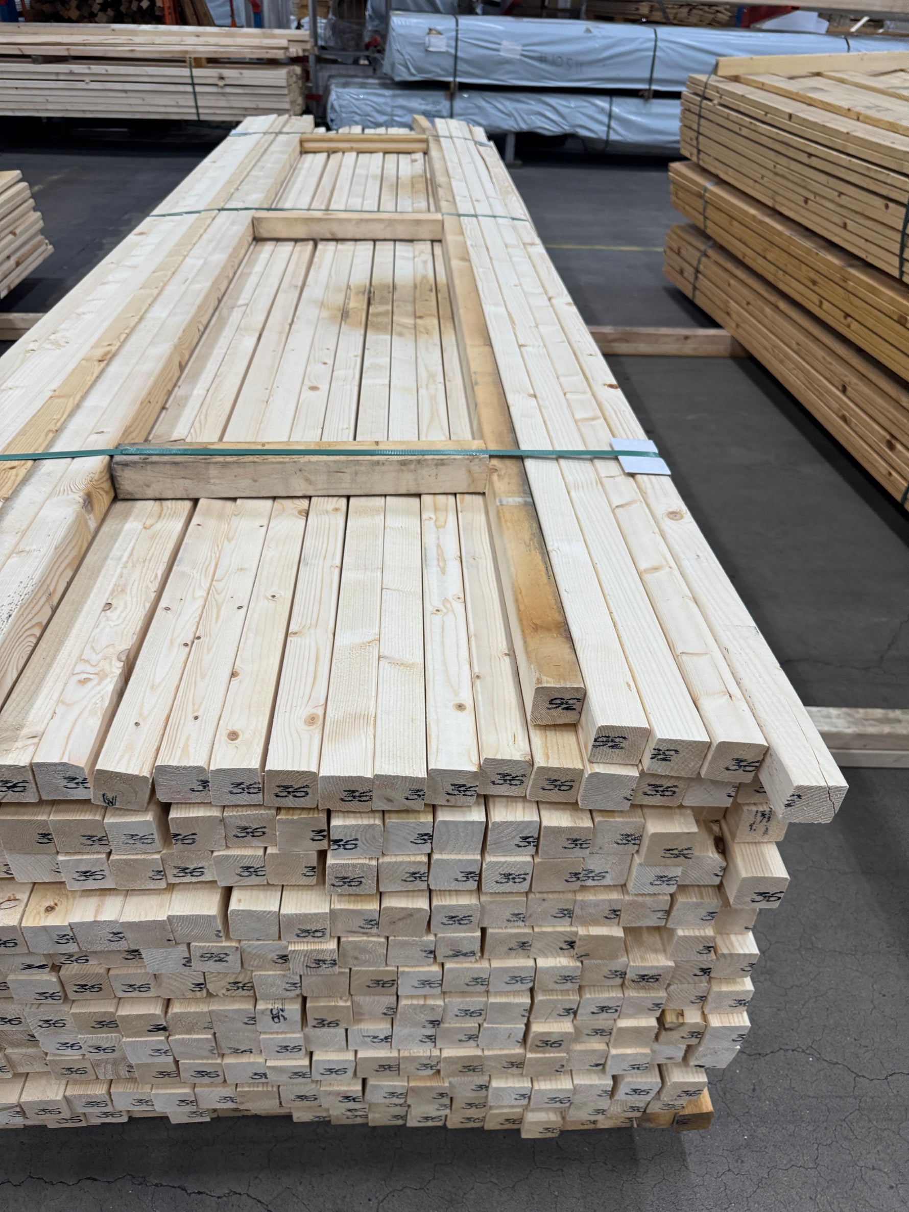 Paket Reglar 45x45mm, 3,60m, 263st