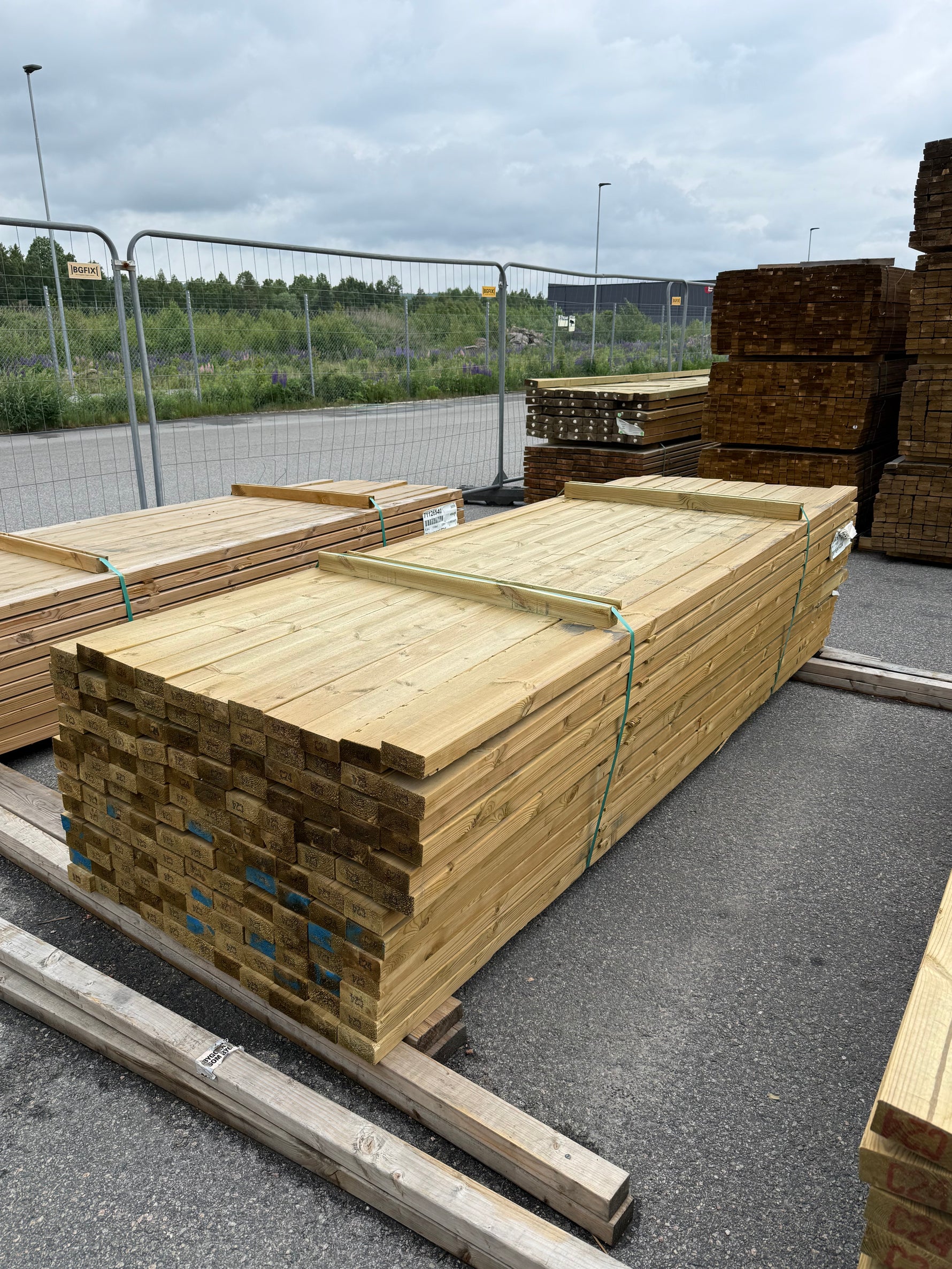 Paket Tryckimpregnerade Reglar 45x95mm 3.0m 143st