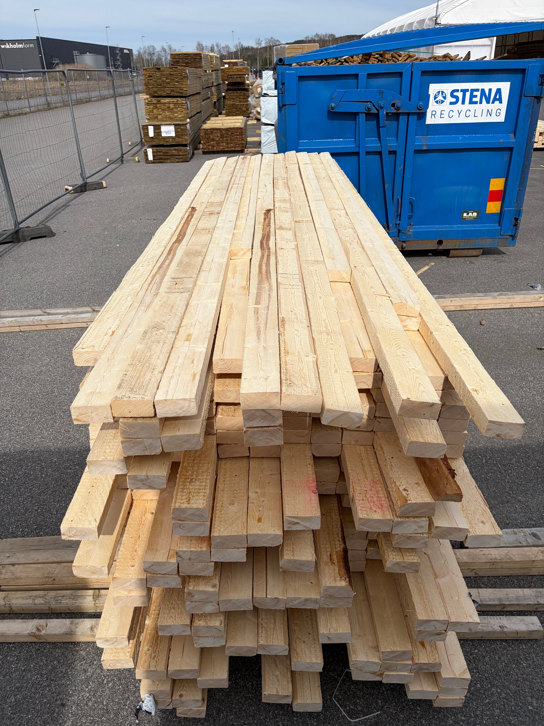 Paket Ohyvlade Reglar 45x90mm, 287st (2,7–3,9m)