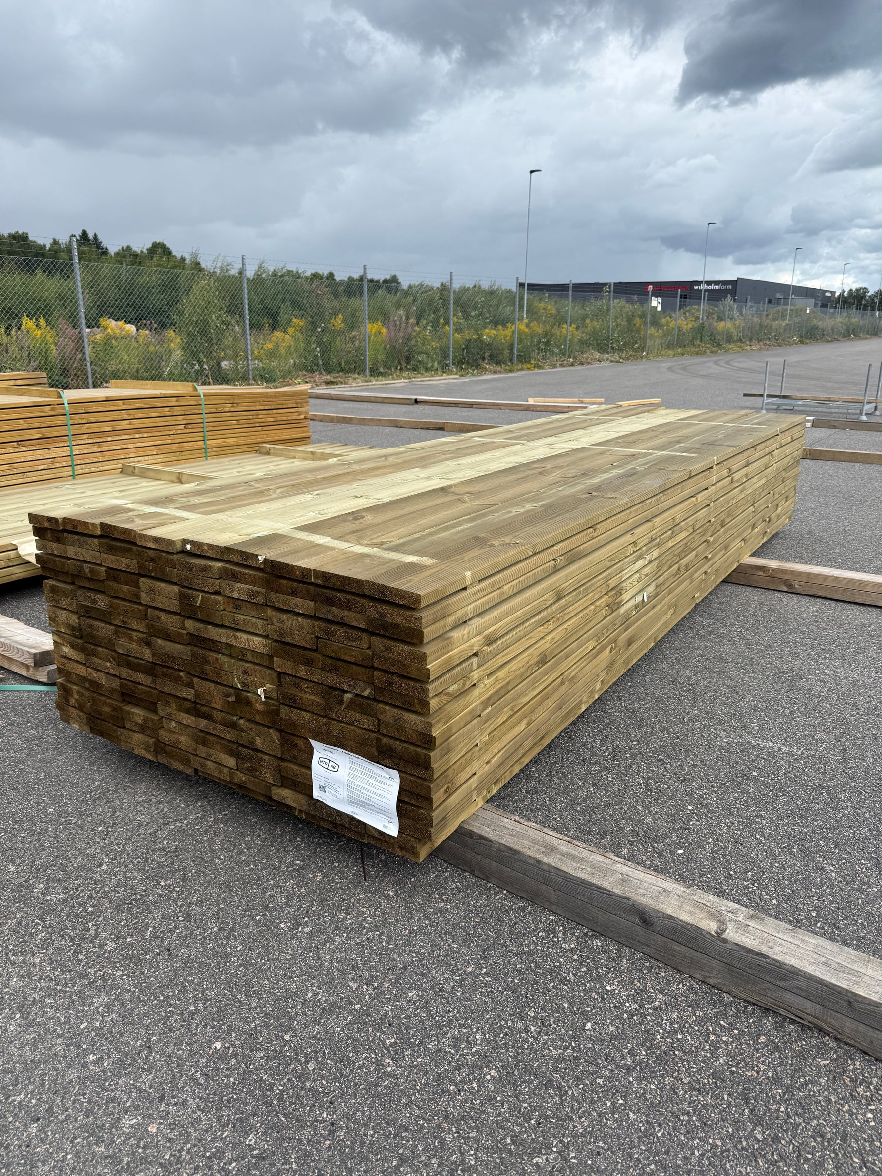 Paket Tryckimpregnerad Trall 28×120 mm, 153 st 3,60 m (G4-3)