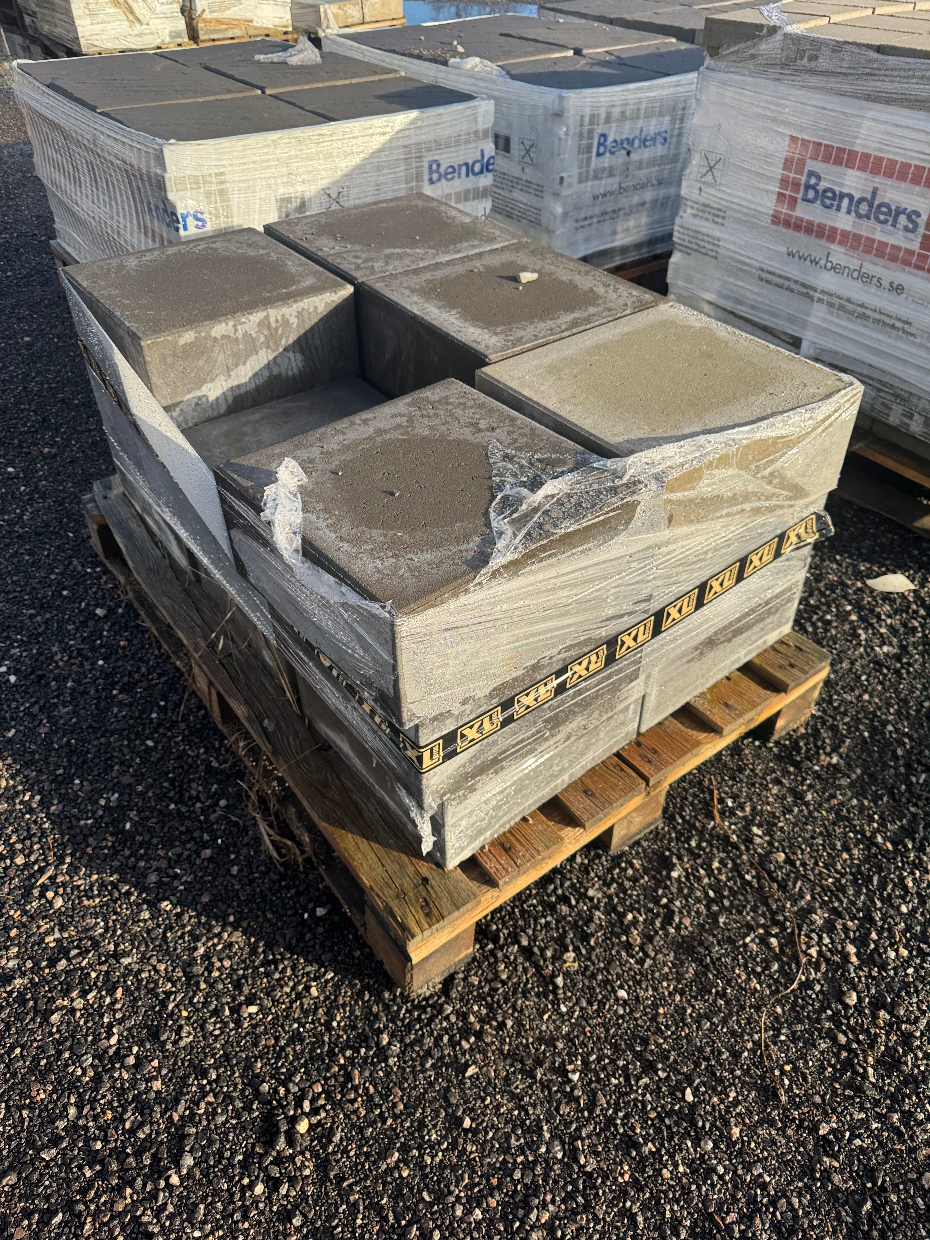 Pall Sten 350x350x150 mm – 17 st (Grafit)