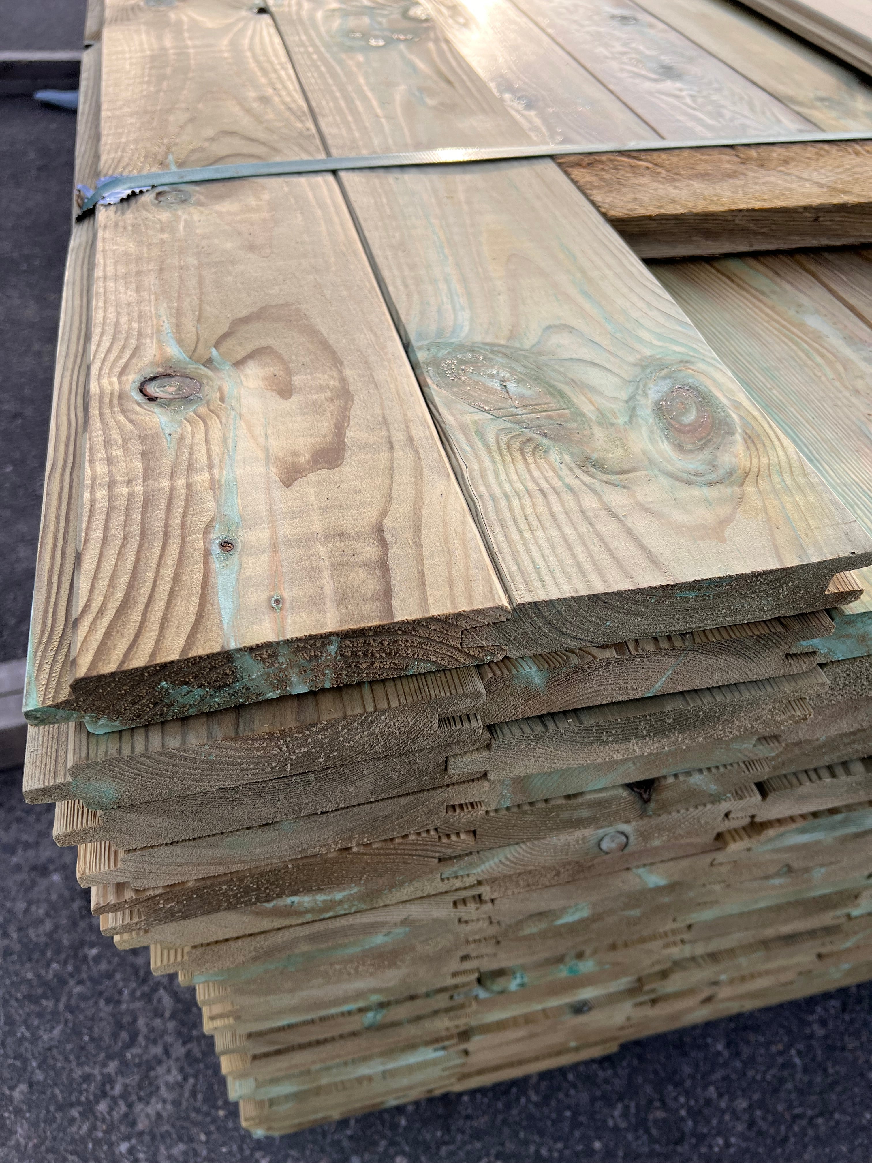 Paket Spontad Panel Tryckimpregnerad 27x145mm – 165 st (3,0 m, Furu, B-sortering)