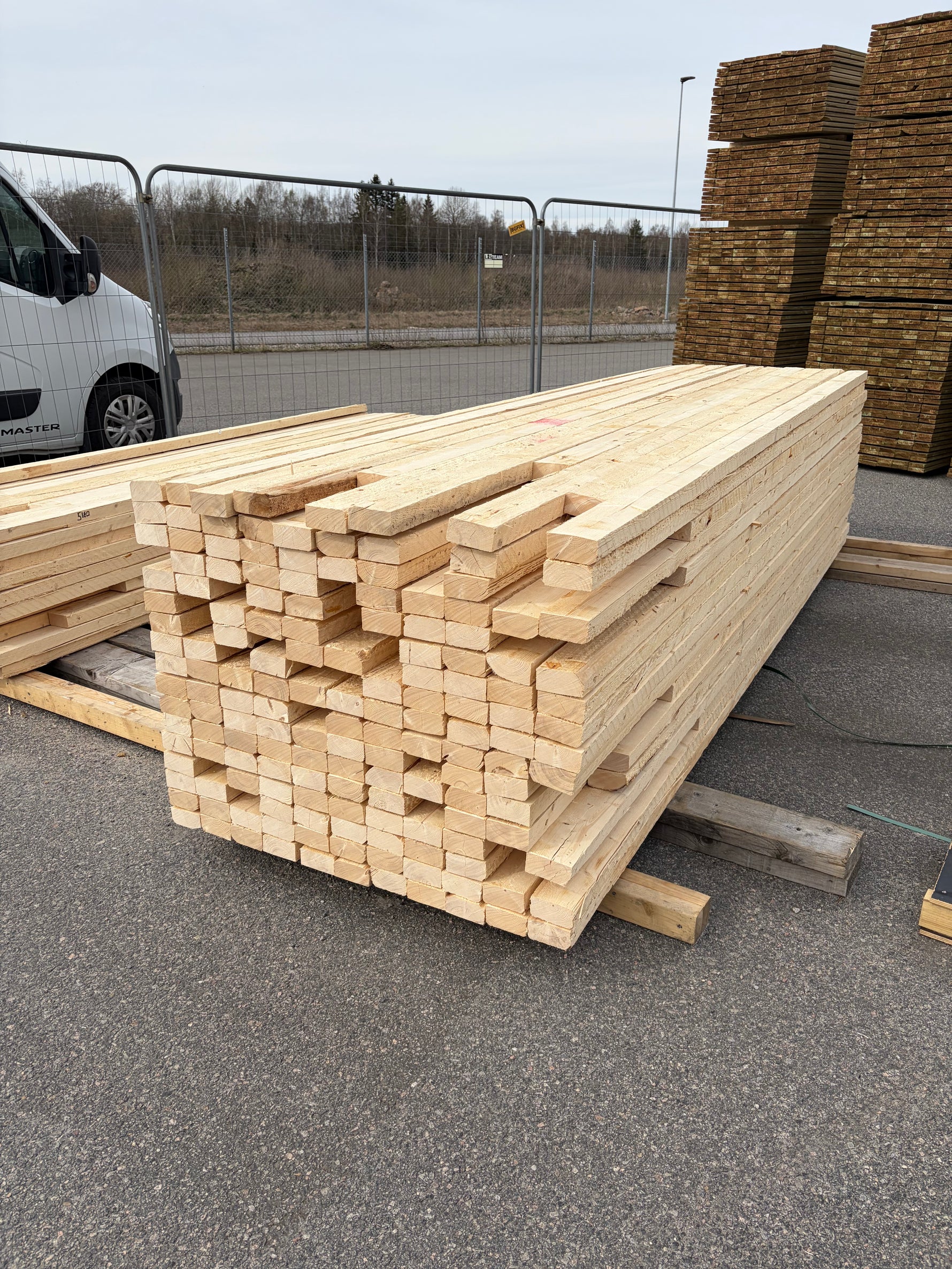 Paket Ohyvlade Reglar 45x90mm, 187st (2,7–3,6m)