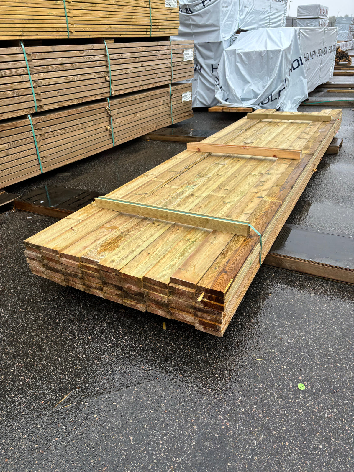 Paket Tryckimpregnerad Trall 28x120mm 4,20m 58st
